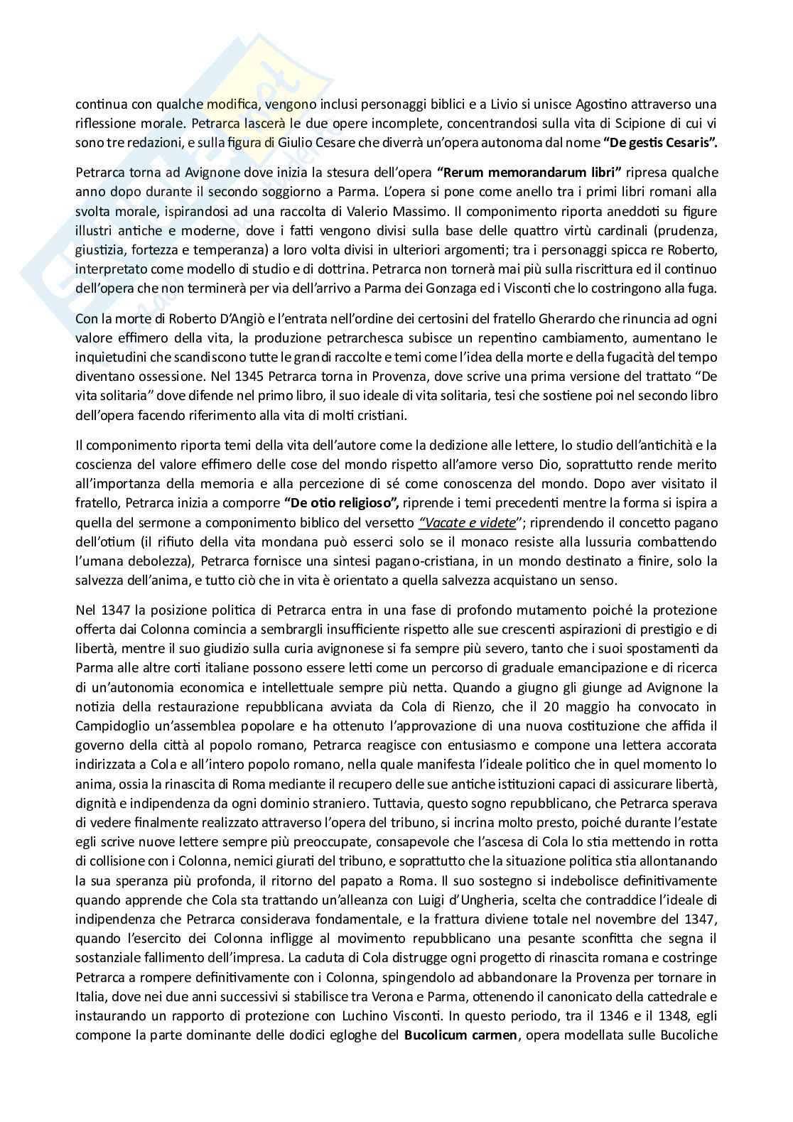 Riassunto esame Letteratura italiana 1 , Prof. Perrone Capano Carla, libro consigliato Letteratura italiana. Manuale per studi universitari. Vol. 1: Dalle origini a metà Cinquecento, Alfano Pag. 36