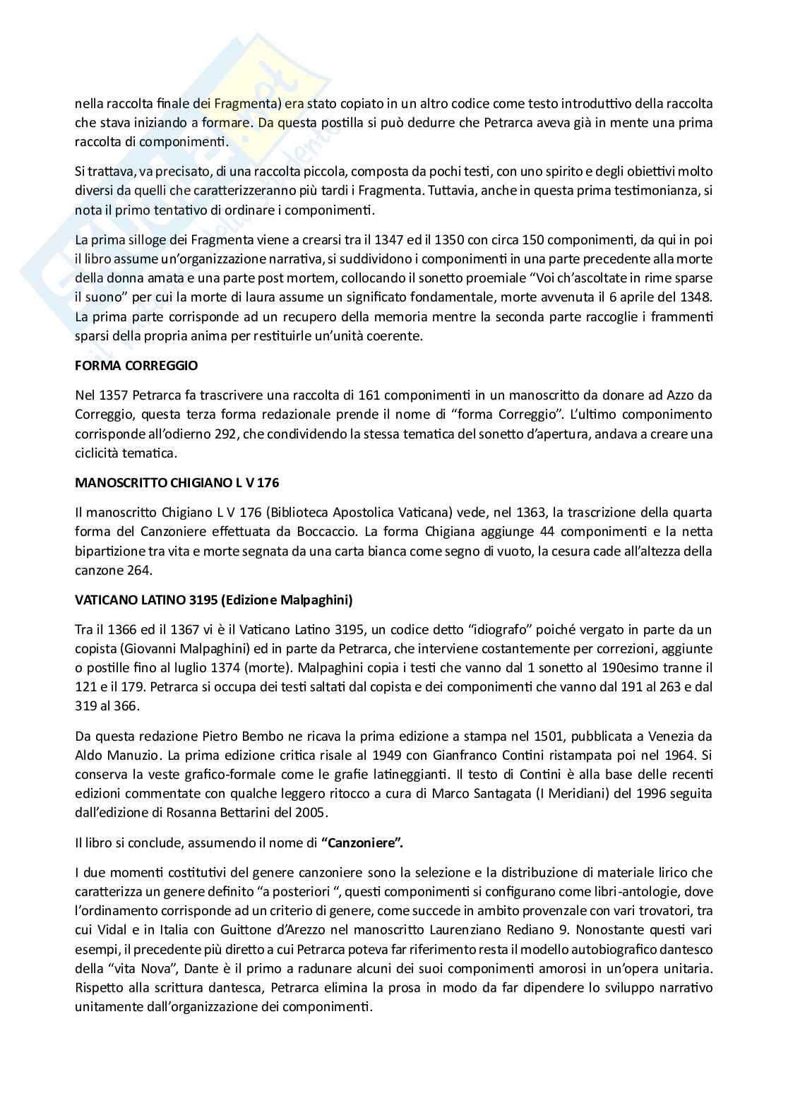 Riassunto esame Letteratura italiana 1 , Prof. Perrone Capano Carla, libro consigliato Letteratura italiana. Manuale per studi universitari. Vol. 1: Dalle origini a metà Cinquecento, Alfano Pag. 41