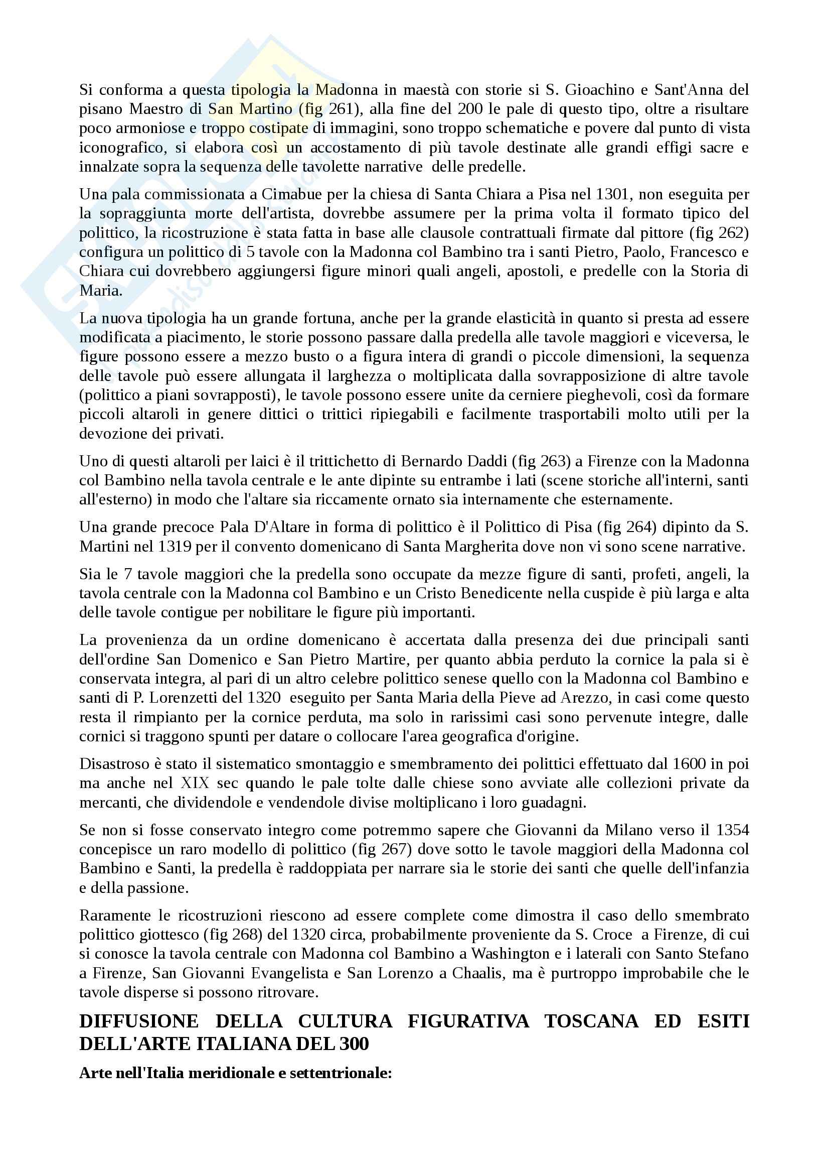 Riassunto esame Forme e Funzioni dell'Arte Medievale, libro adottato Arte nel Tempo: Pittura in toscana nella seconda metà del 1200, De Vecchi, Cerchiari Pag. 26