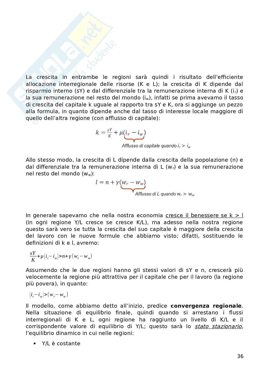 Appunti di lezione Economia regionale Pag. 36