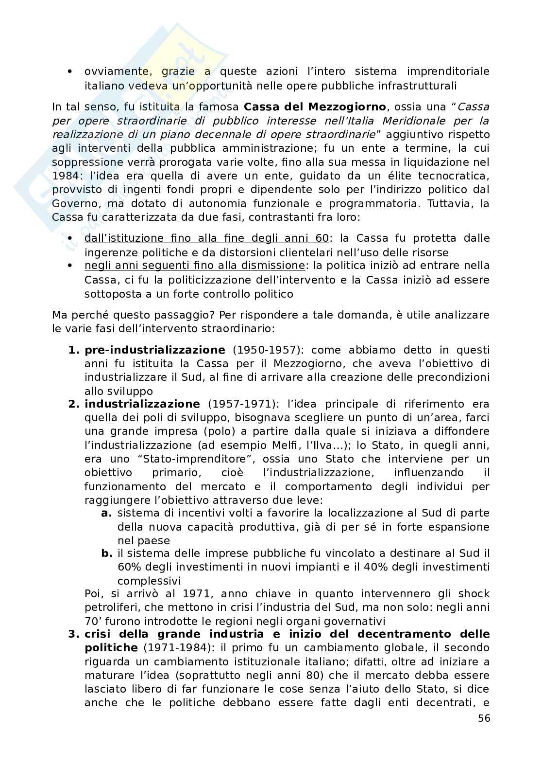 Appunti di lezione Economia regionale Pag. 56