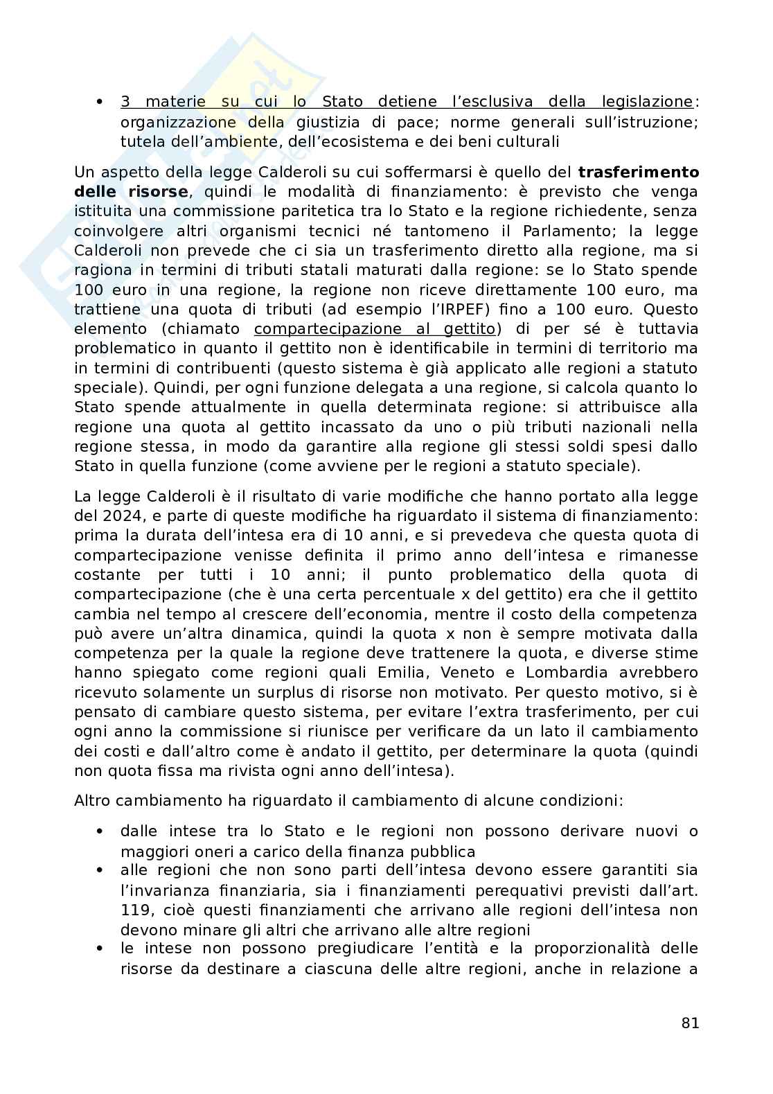 Appunti di lezione Economia regionale Pag. 81