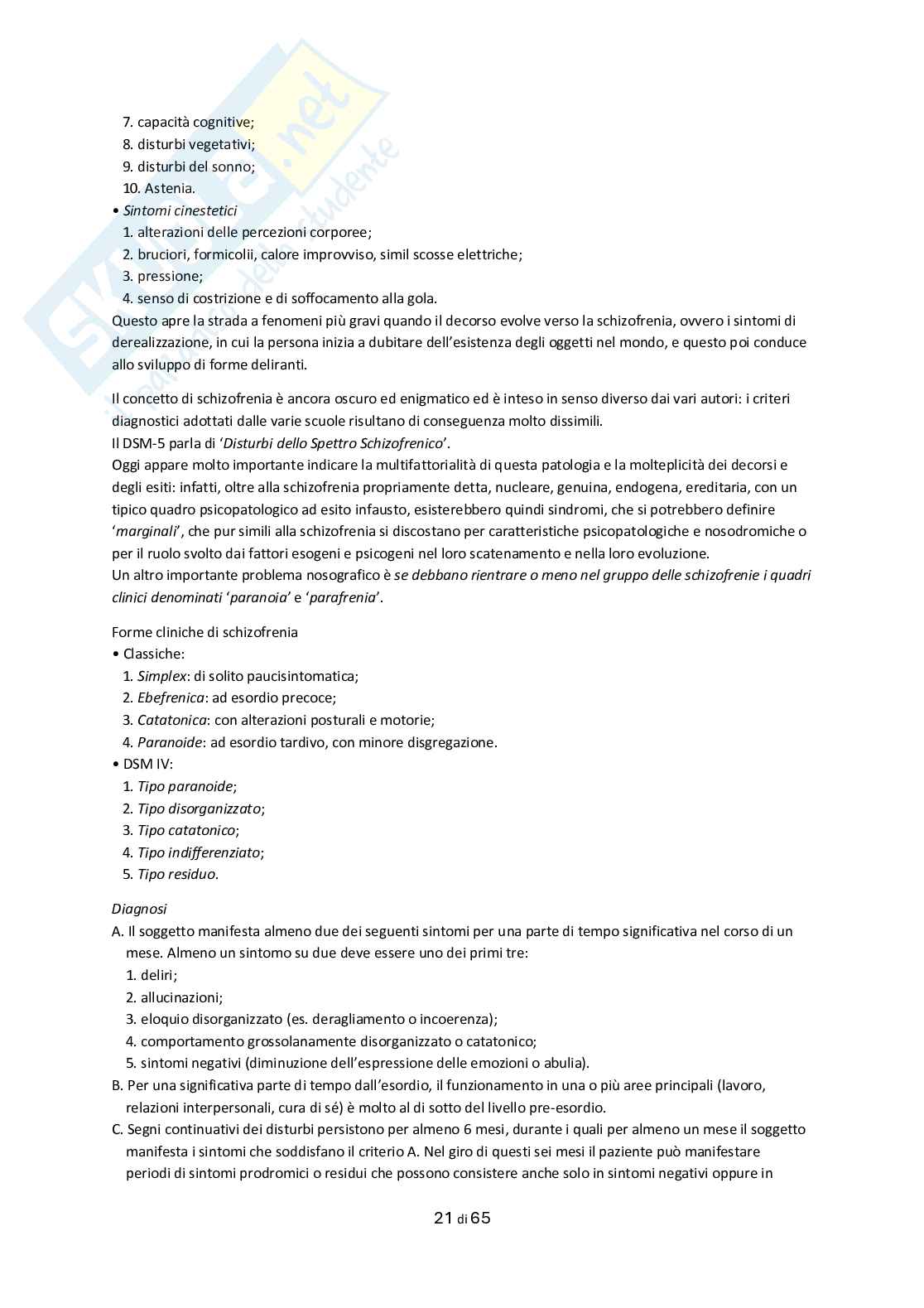 Appunti Psichiatria e salute mentale Pag. 21