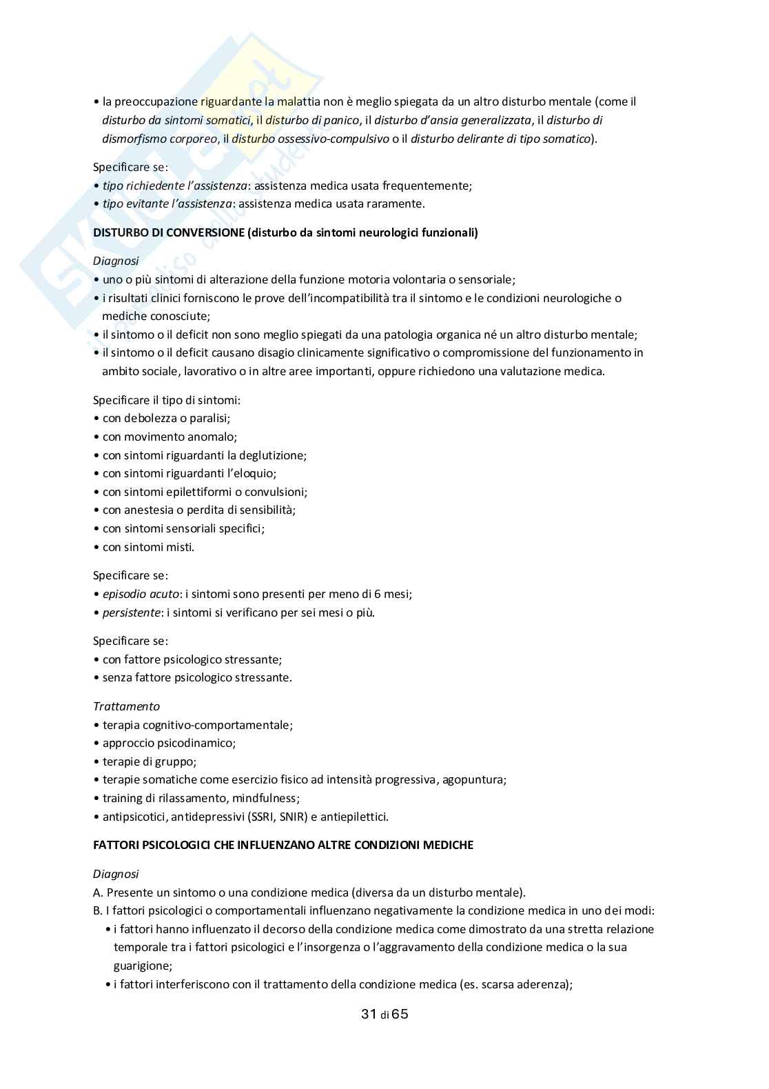 Appunti Psichiatria e salute mentale Pag. 31