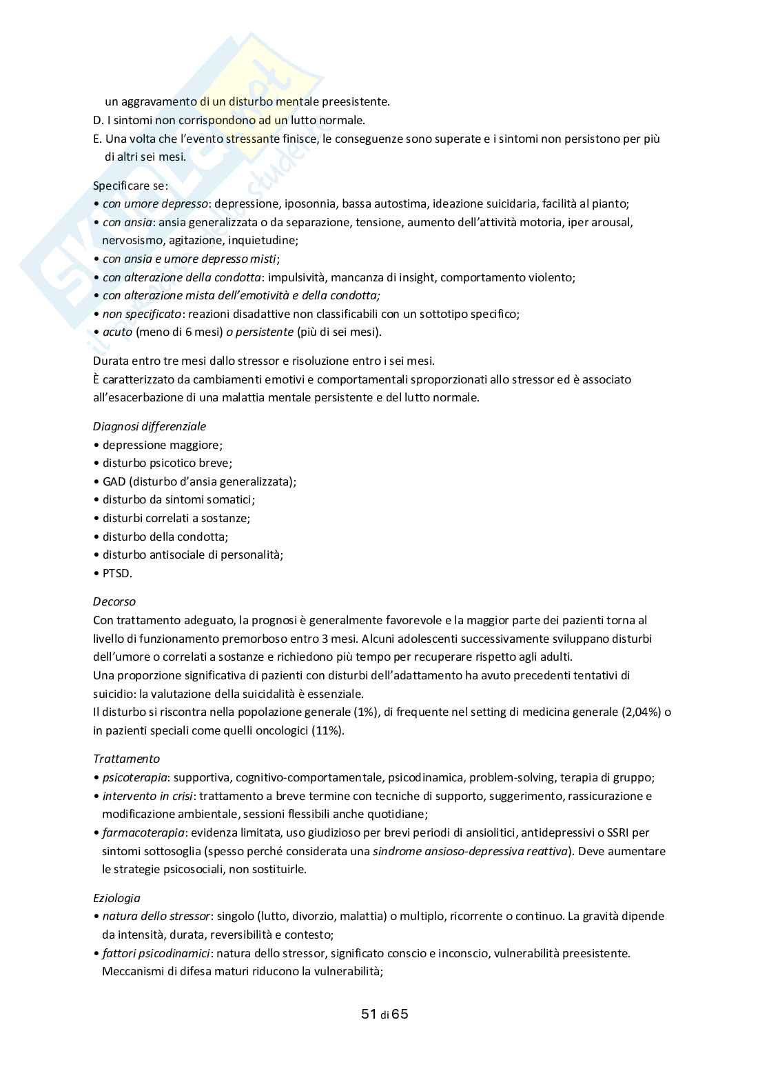 Appunti Psichiatria e salute mentale Pag. 51
