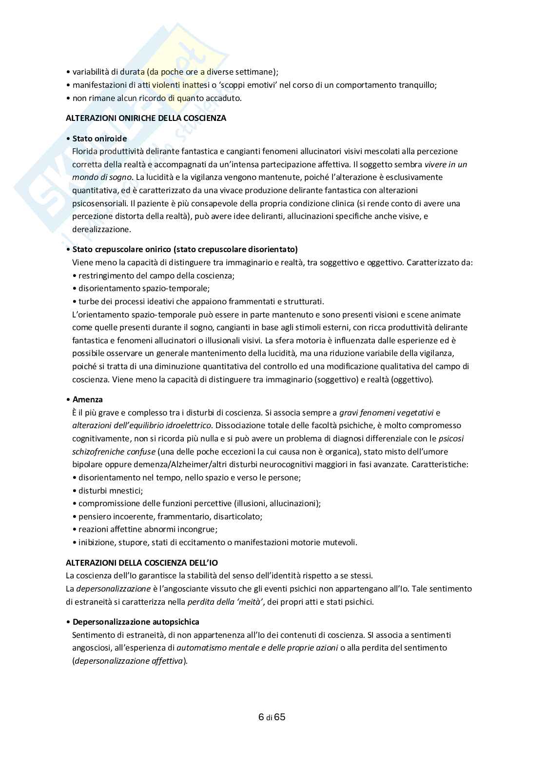 Appunti Psichiatria e salute mentale Pag. 6