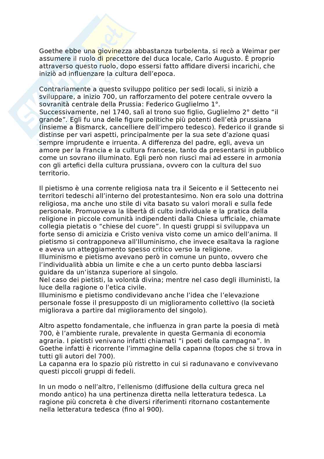 Letteratura tedesca 1 Pag. 2