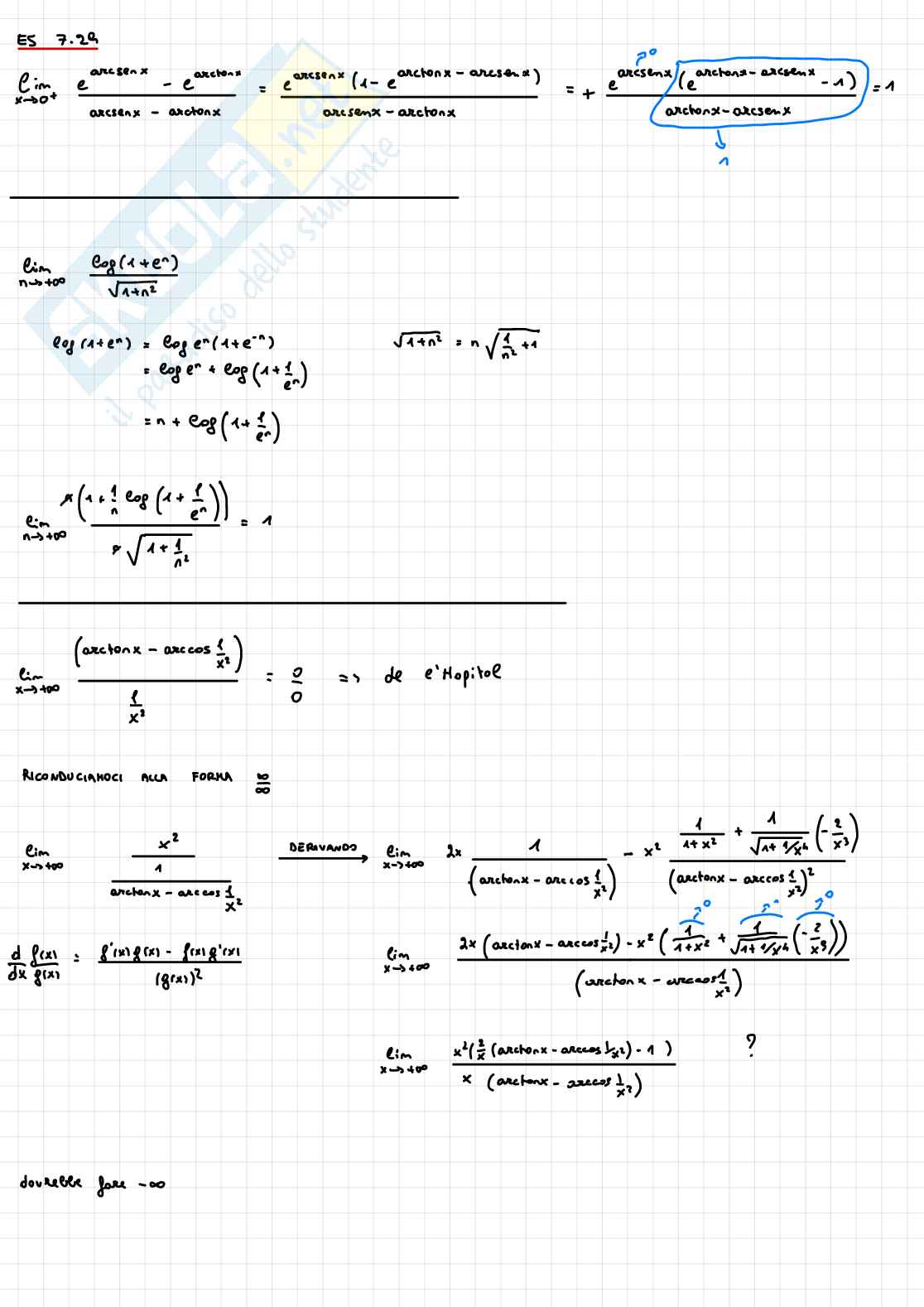 Esercizi Analisi matematica 1 Pag. 2