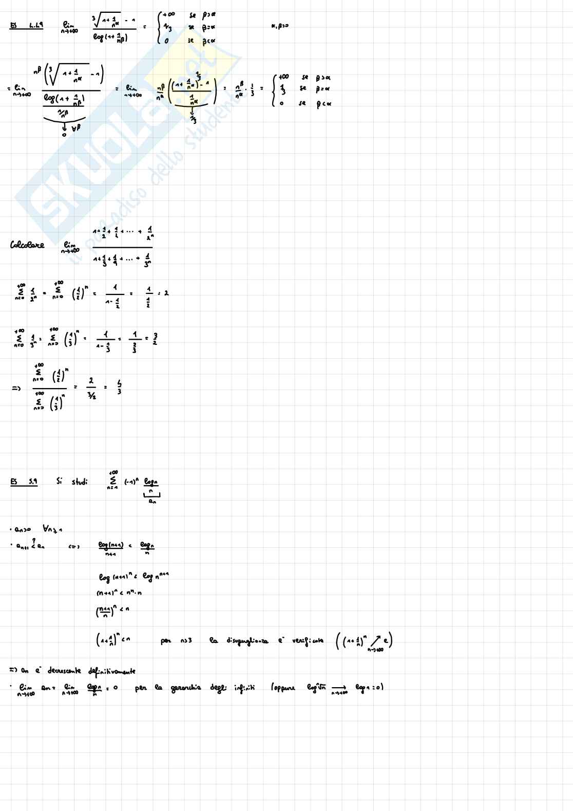 Esercizi Analisi matematica 1 Pag. 26