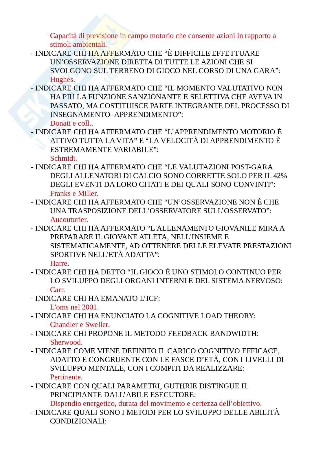 Teorie, metodologie e didattiche dell'educazione motoria Pag. 16