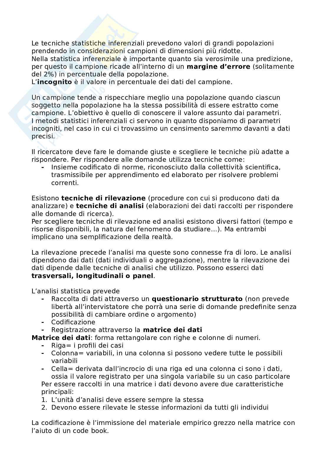 Statistica e dinamiche di popolazione Pag. 2