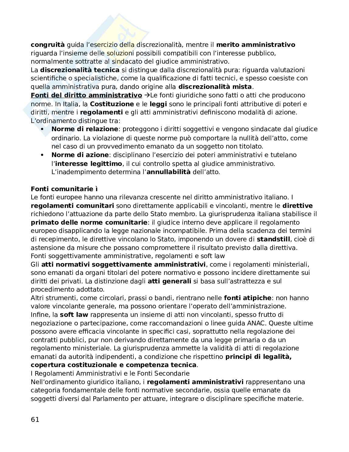 Domande Diritto amministrativo Pag. 61