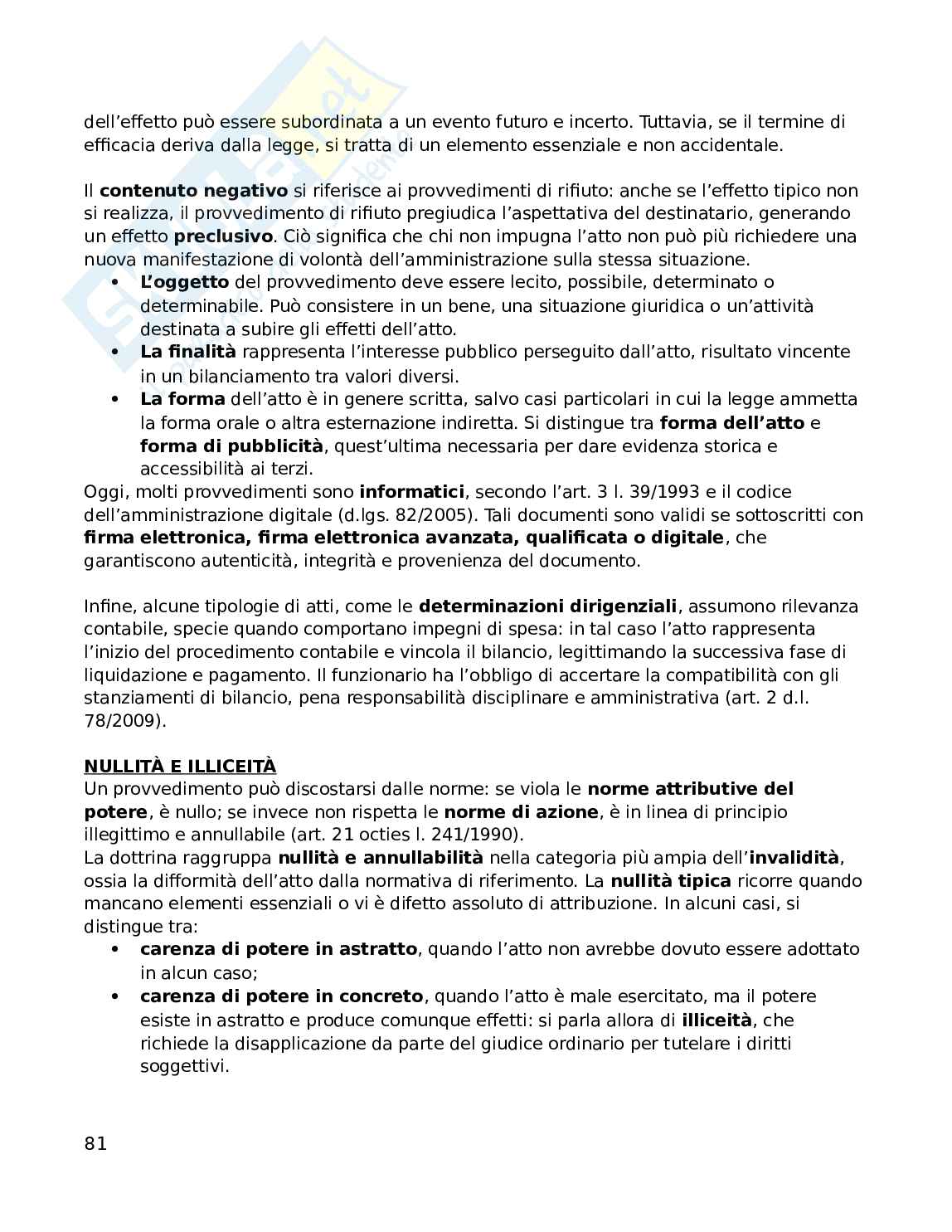 Domande Diritto amministrativo Pag. 81