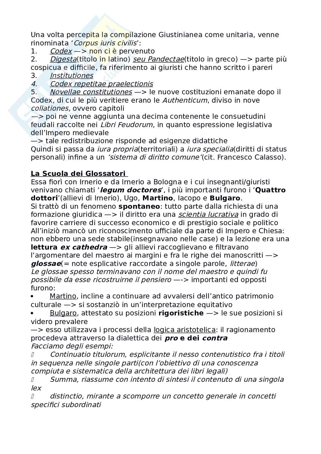 Riassunto esame Storia del Diritto Medievale e Moderno, Prof. Alvazzi del Frate Paolo, libro consigliato Tempi del diritto. Età medievale, moderna, contemporanea, Tavilla Pag. 16