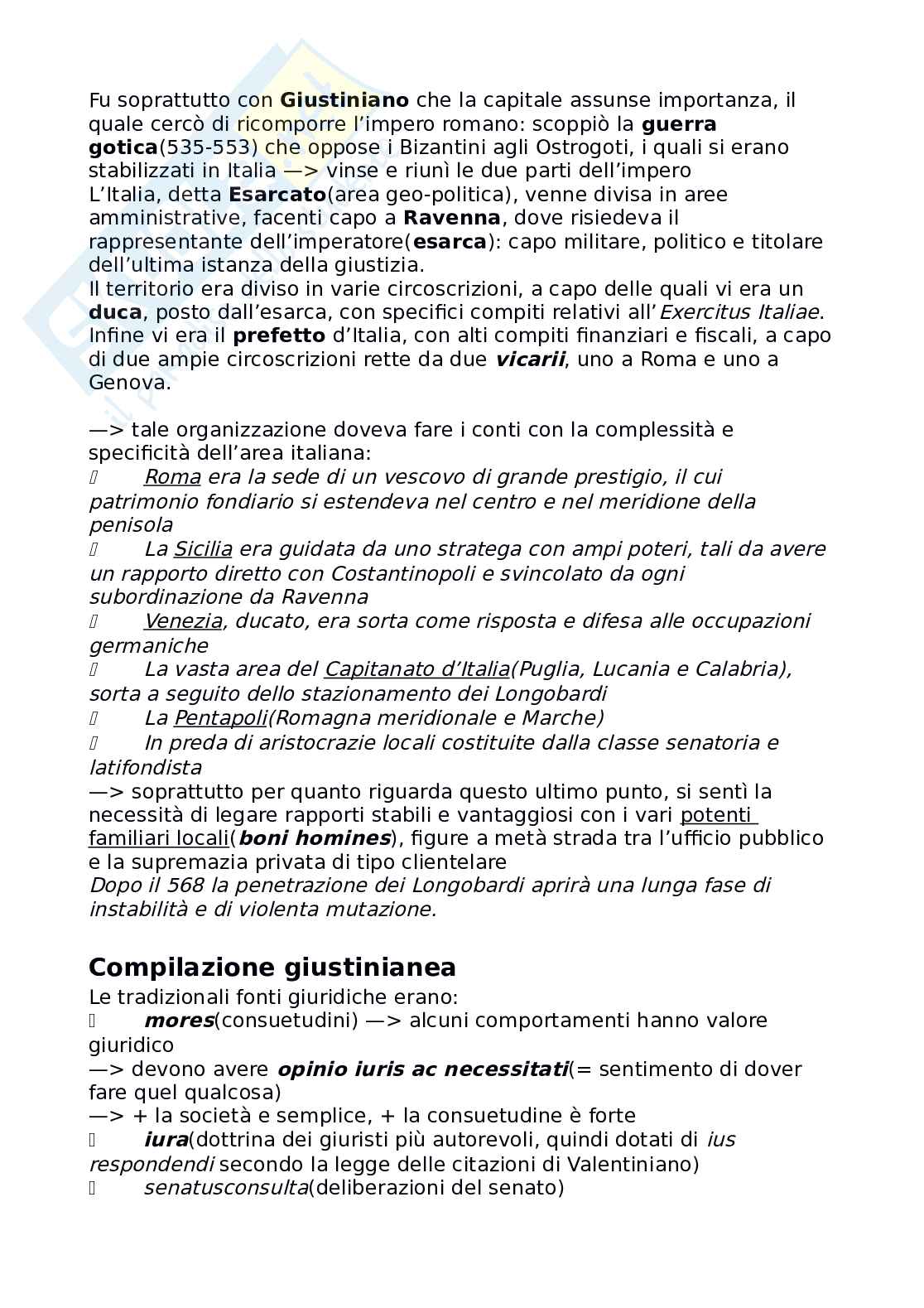 Riassunto esame Storia del Diritto Medievale e Moderno, Prof. Alvazzi del Frate Paolo, libro consigliato Tempi del diritto. Età medievale, moderna, contemporanea, Tavilla Pag. 2