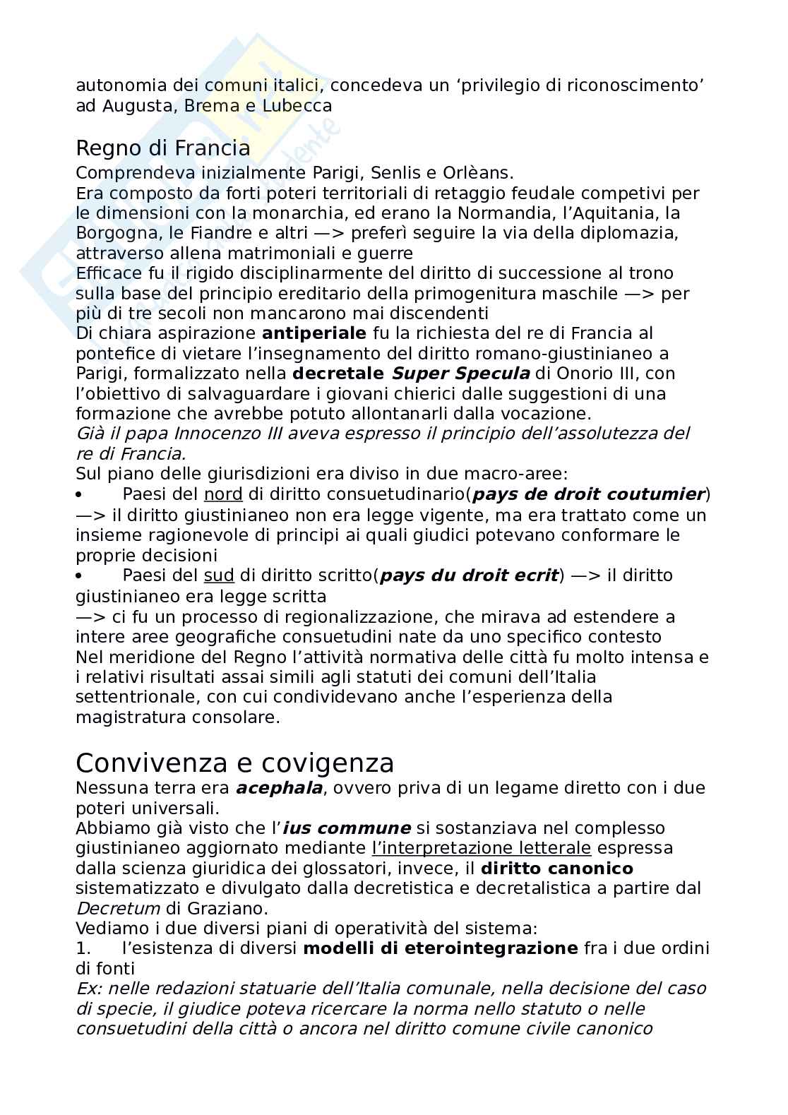 Riassunto esame Storia del Diritto Medievale e Moderno, Prof. Alvazzi del Frate Paolo, libro consigliato Tempi del diritto. Età medievale, moderna, contemporanea, Tavilla Pag. 21