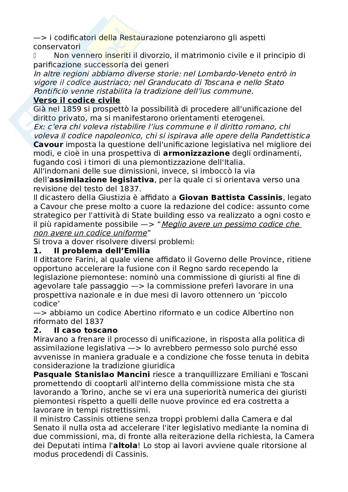 Riassunto esame Storia del Diritto Medievale e Moderno, Prof. Alvazzi del Frate Paolo, libro consigliato Tempi del diritto. Età medievale, moderna, contemporanea, Tavilla Pag. 46