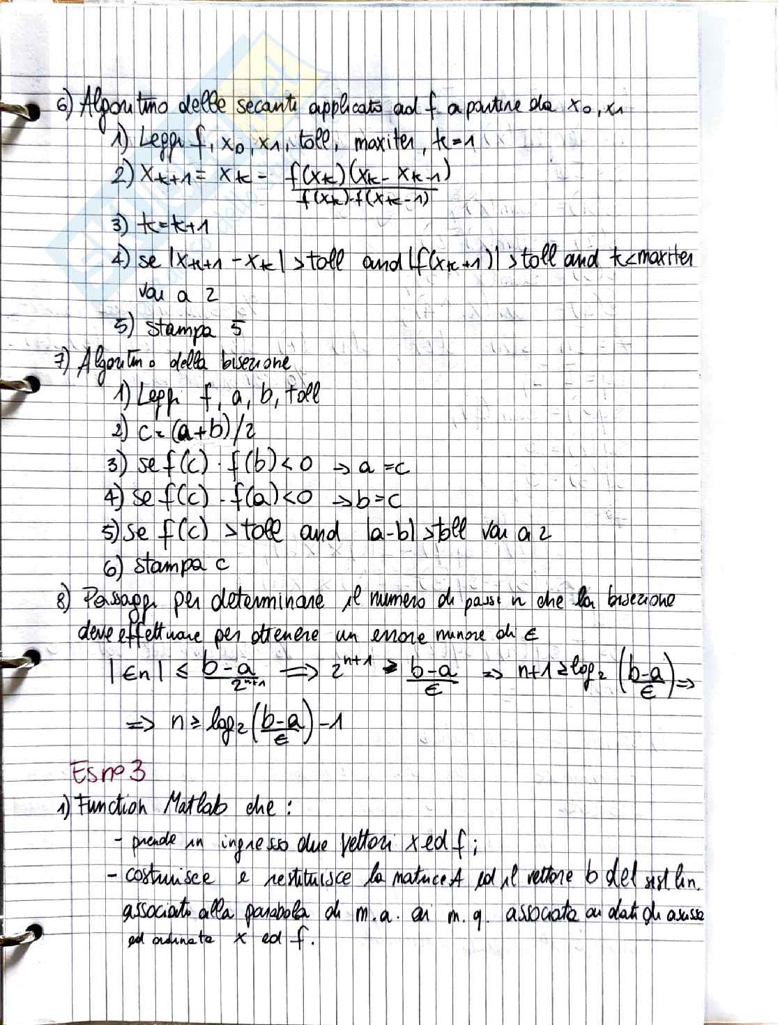 Esame Calcolo numerico 12 Gennaio 2022 Pag. 6