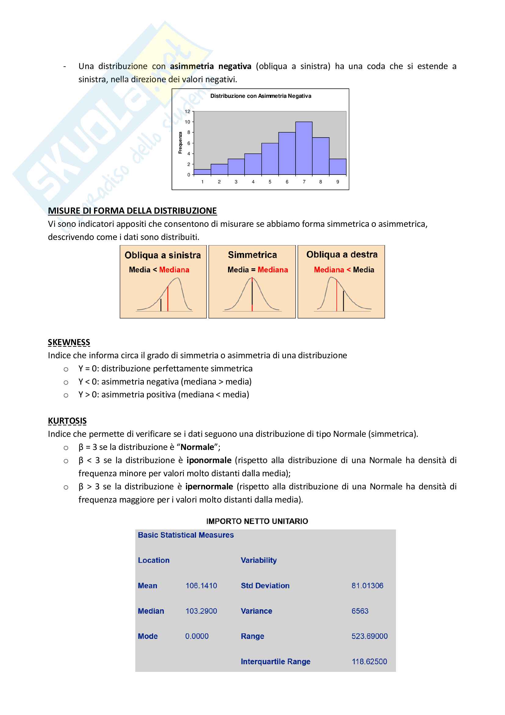 Metodi quantitativi Pag. 26