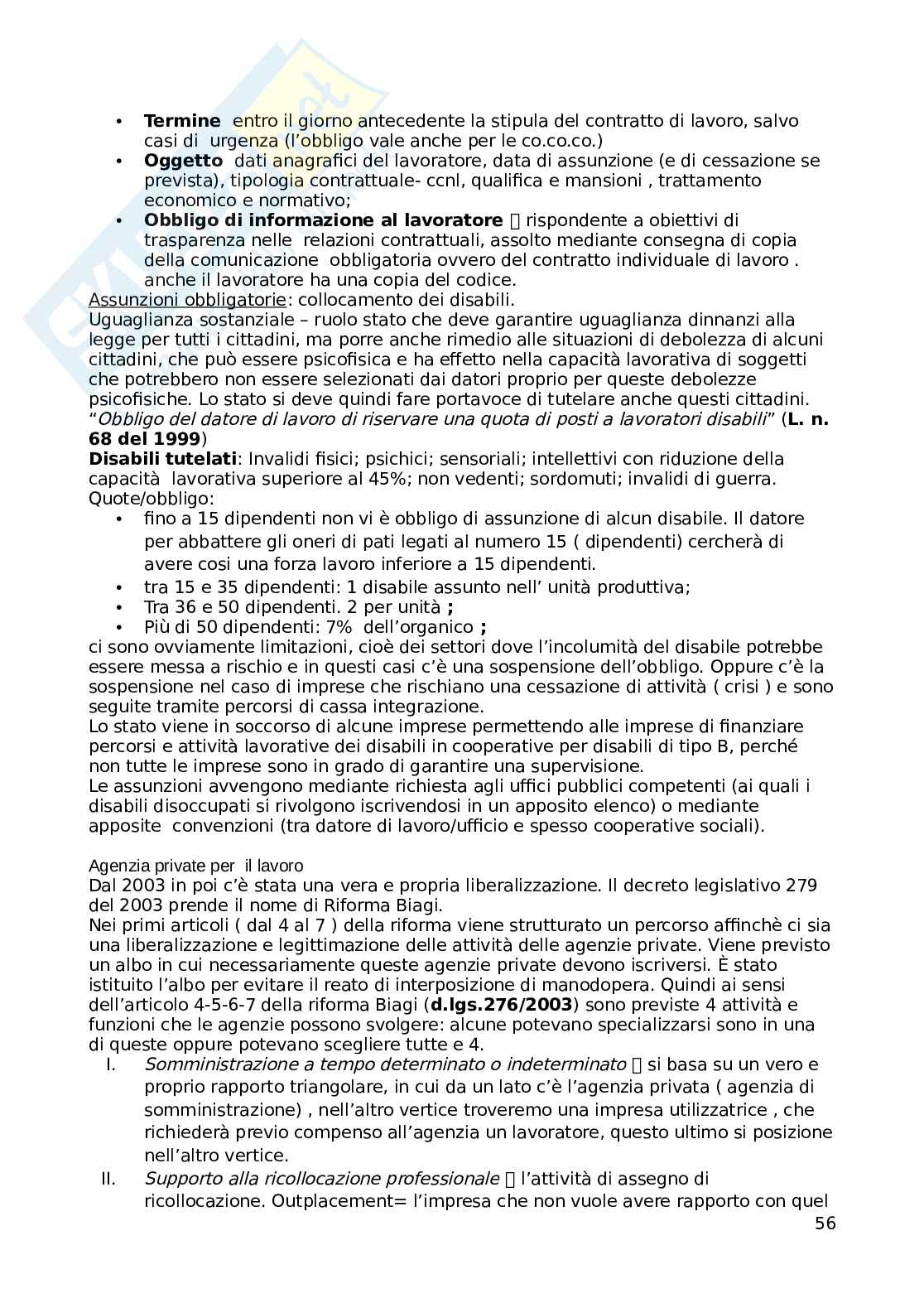 Diritto del lavoro Pag. 56