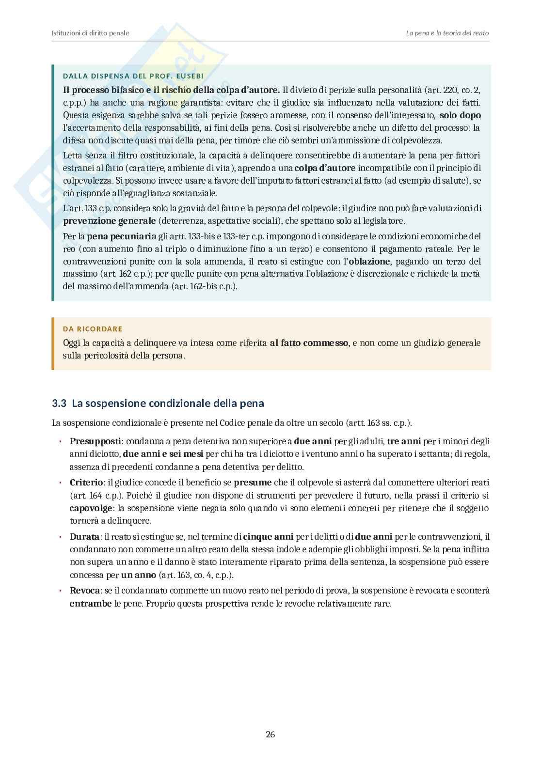 Istituzioni di diritto penale  Pag. 26