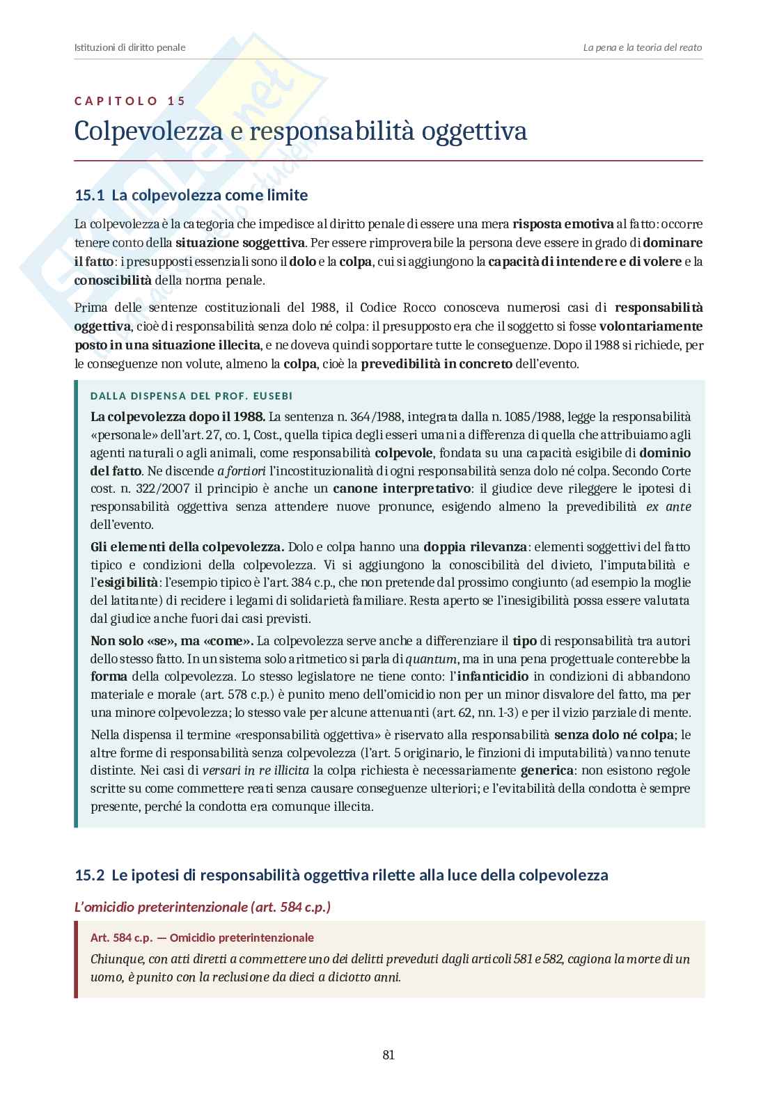 Istituzioni di diritto penale  Pag. 81