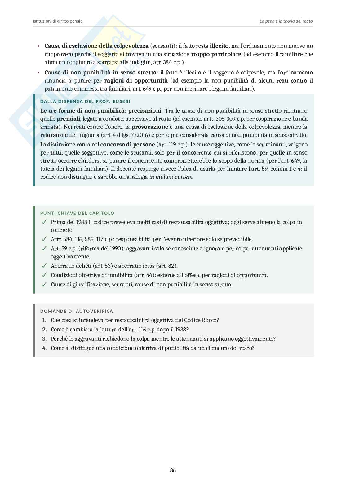 Istituzioni di diritto penale  Pag. 86