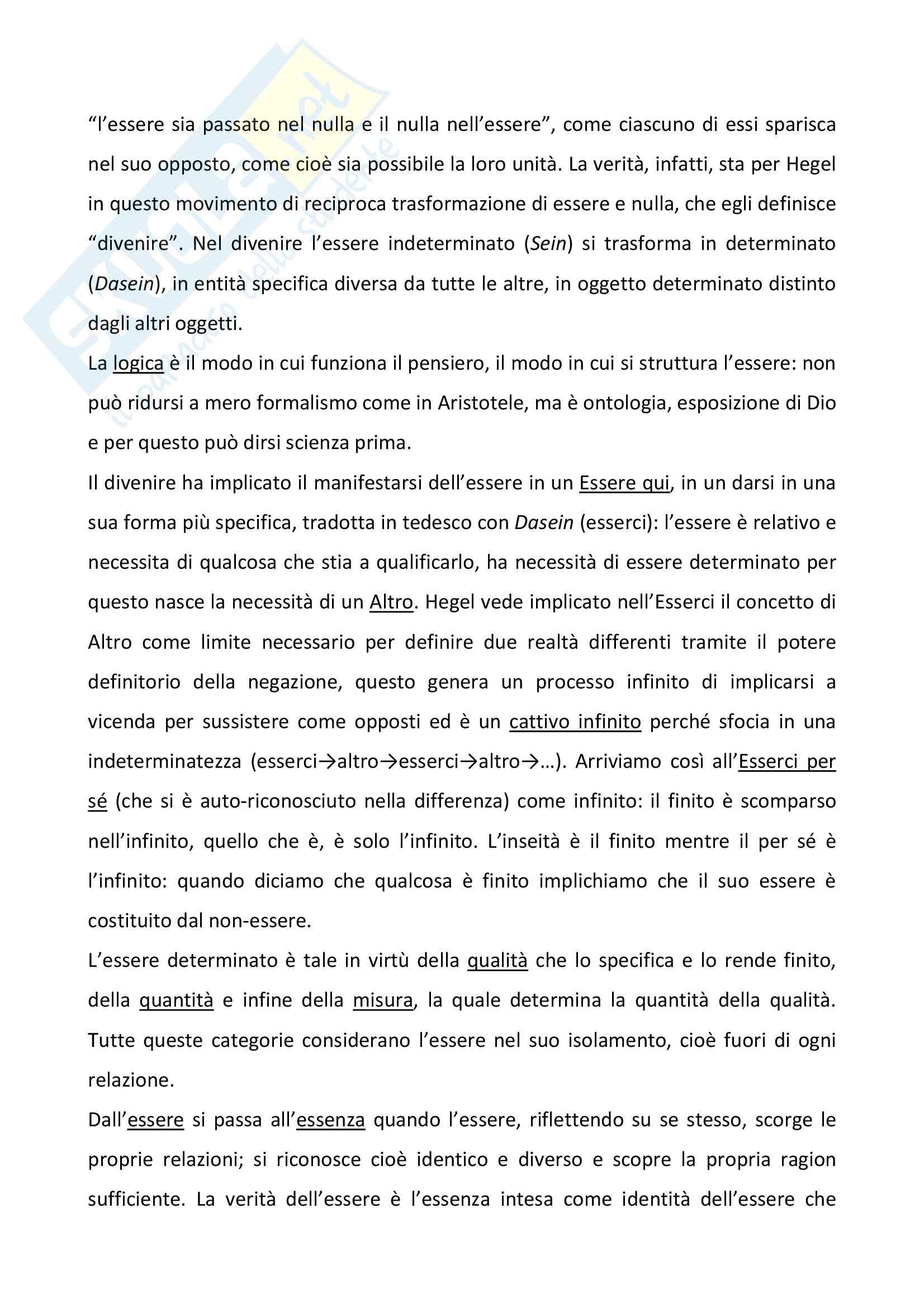 Istituzioni di filosofia teoretica, Appunti - prof. Nicoletta Ghigi Pag. 2