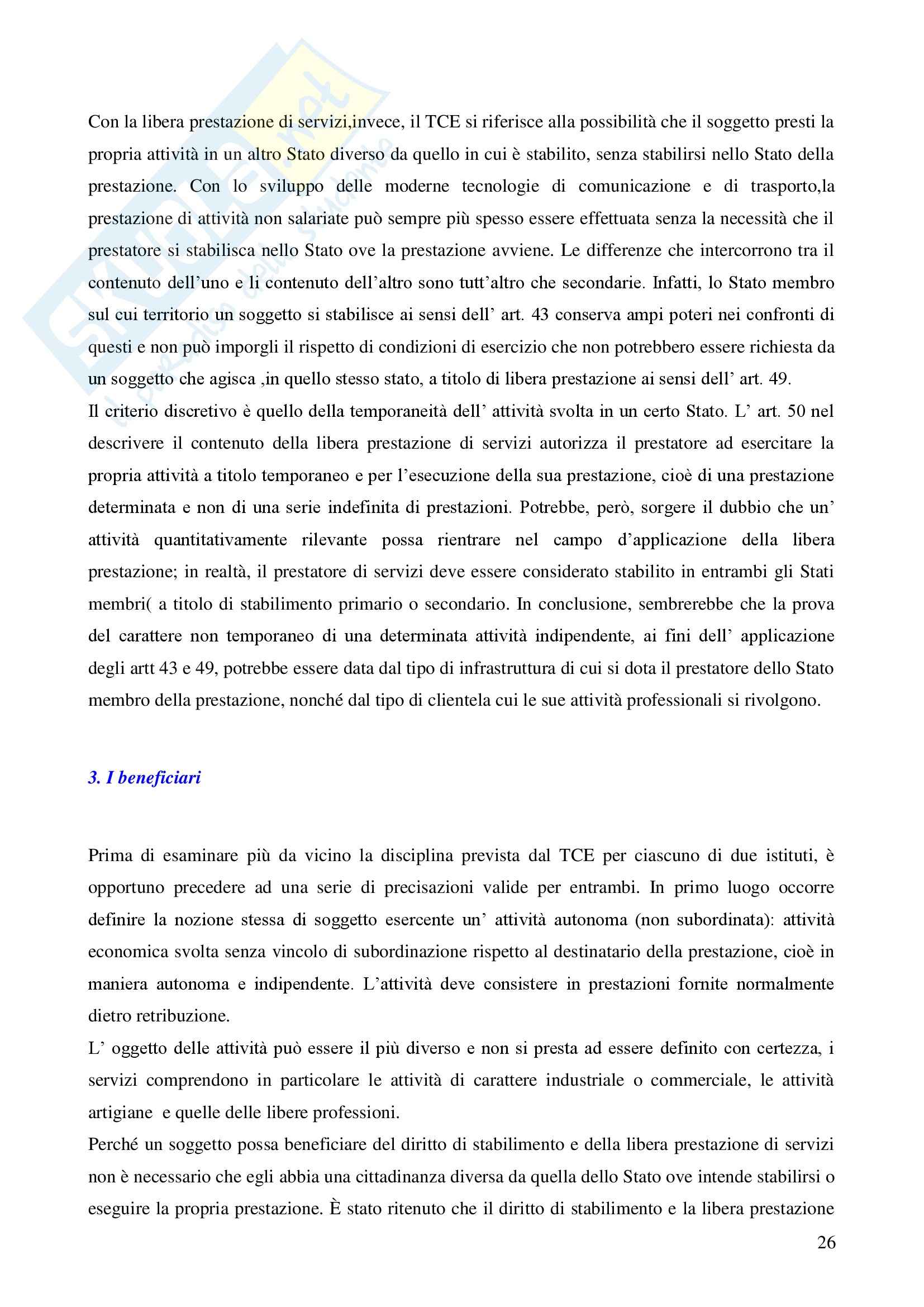 Mercato unico europeo Pag. 26