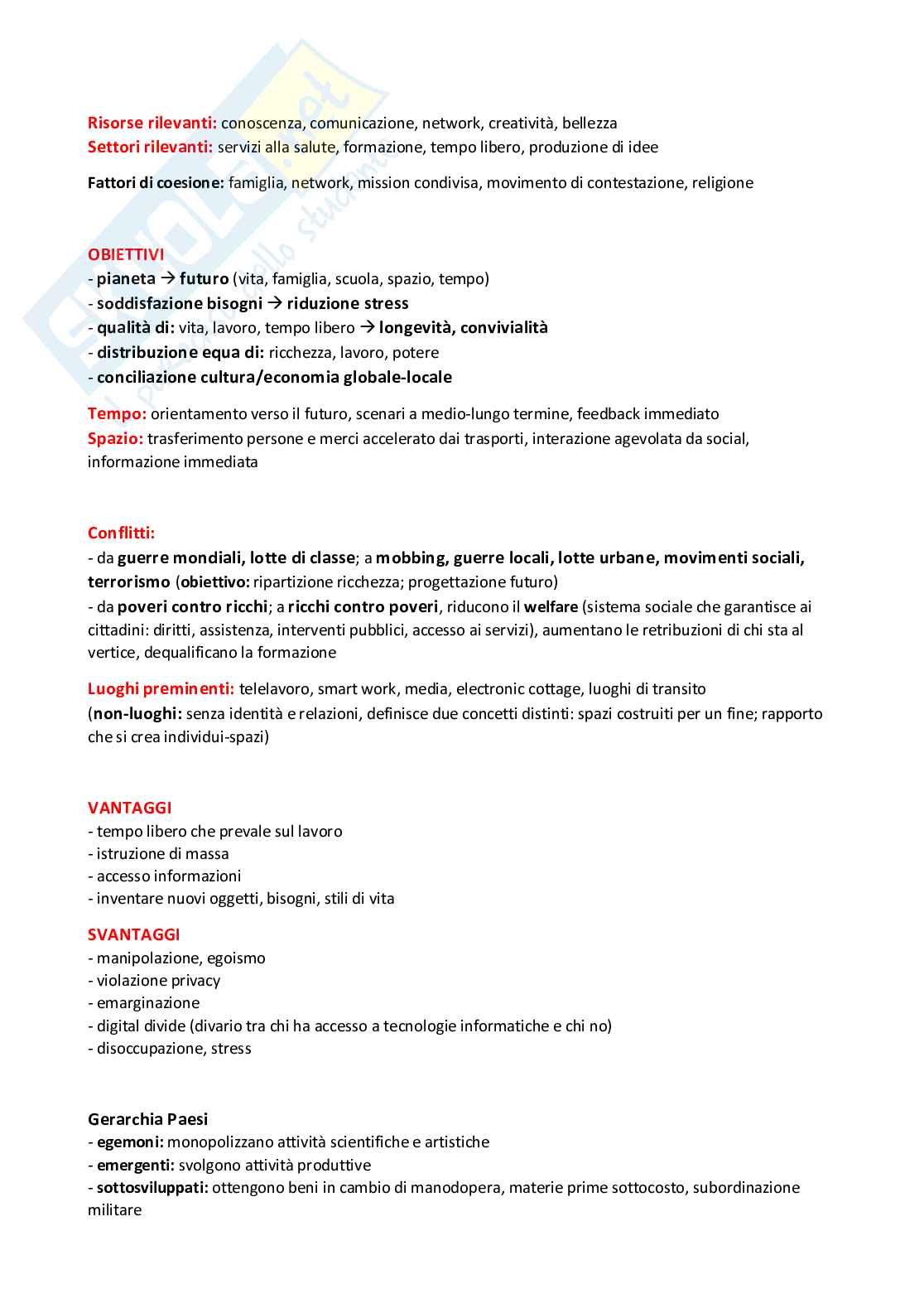 Sociologia dell'educazione (B024297) - Kit completo, parziale e orale | SFP Notes Vol. 21 Pag. 21