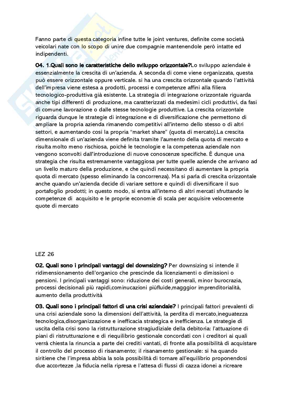 Paniere Economia delle imprese sportive (2026) - Risposte aperte corrette  Pag. 21