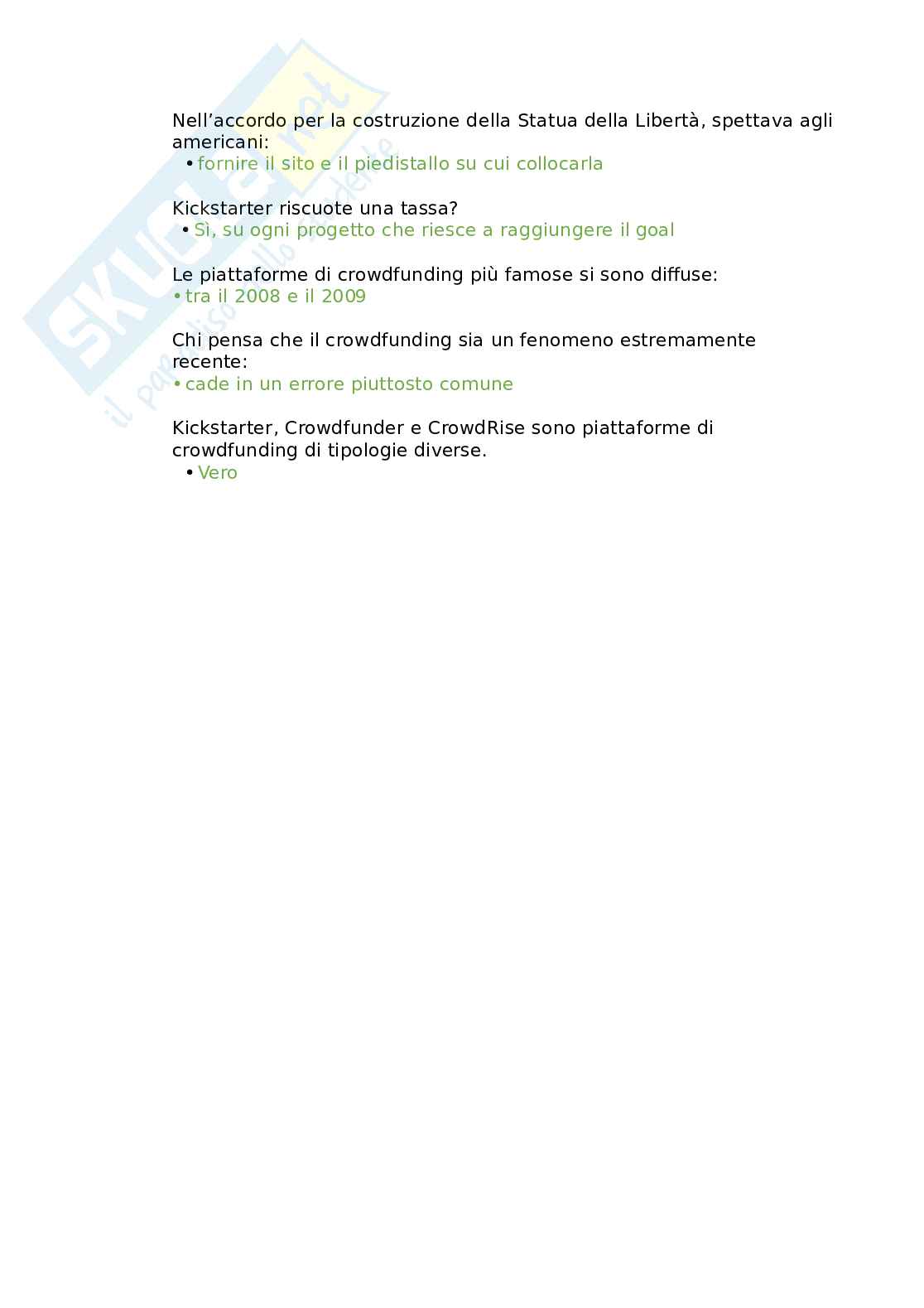 Nuovo EIPASS Teacher - Modulo 6: Crowdfunding Insights and Considerations. Aggiornato e completo. In ordine Pag. 21