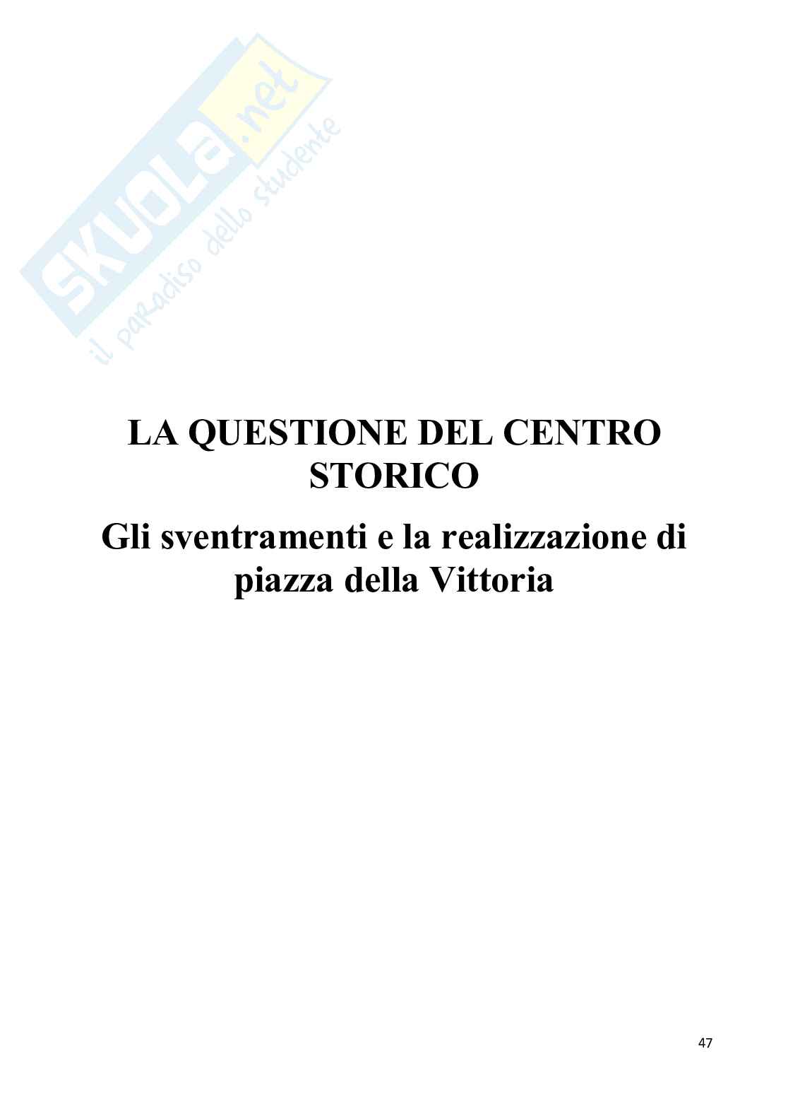 LURBANISTICA NEL VENTENNIO FASCISTA Pag. 46