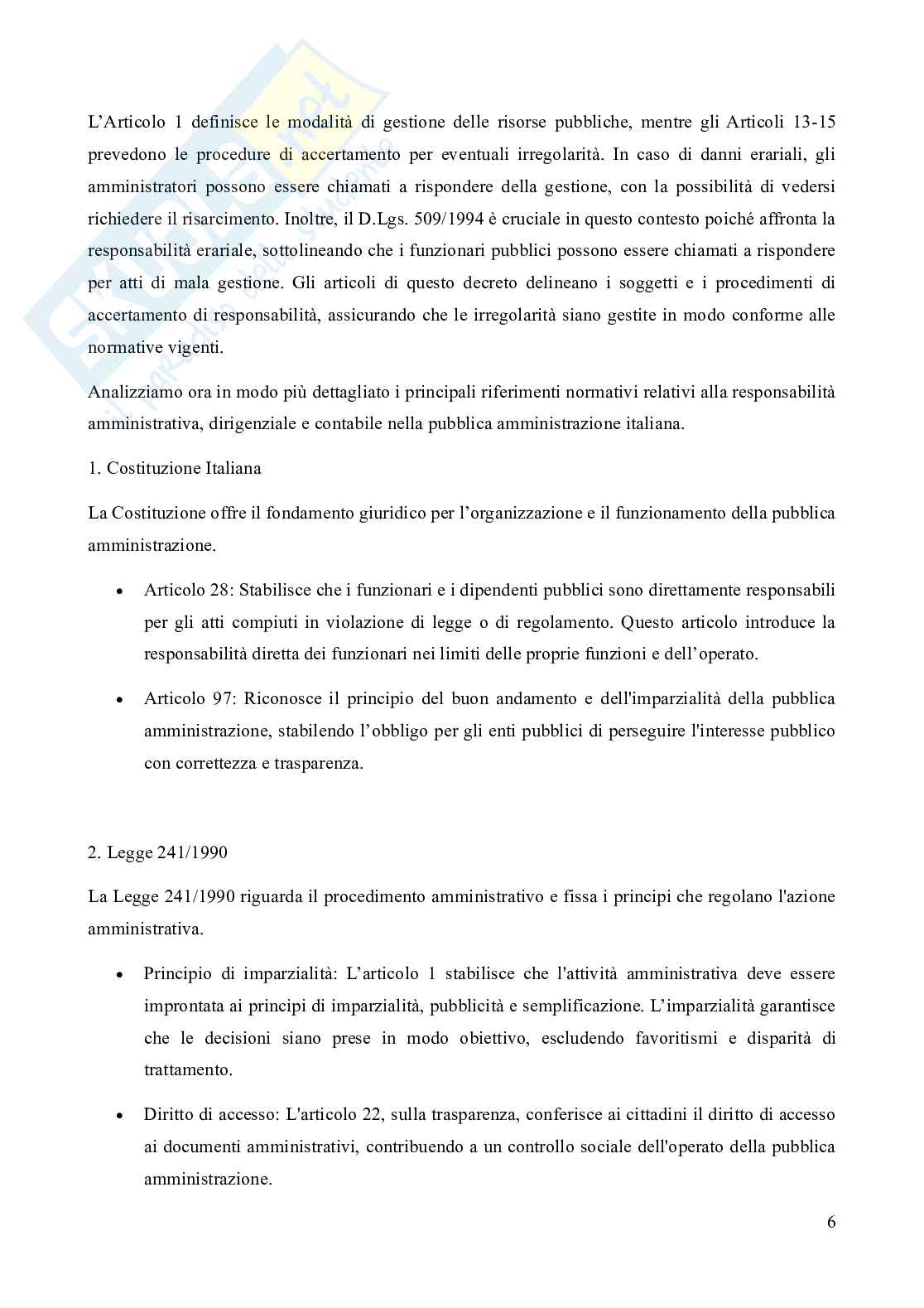 Appunti Diritto amministrativo per Concorso Pubblico per Dirigente Amministrativo e Istruttore direttivo amministrativo nella Pubblica Amministrazione Enti Locali Pag. 6