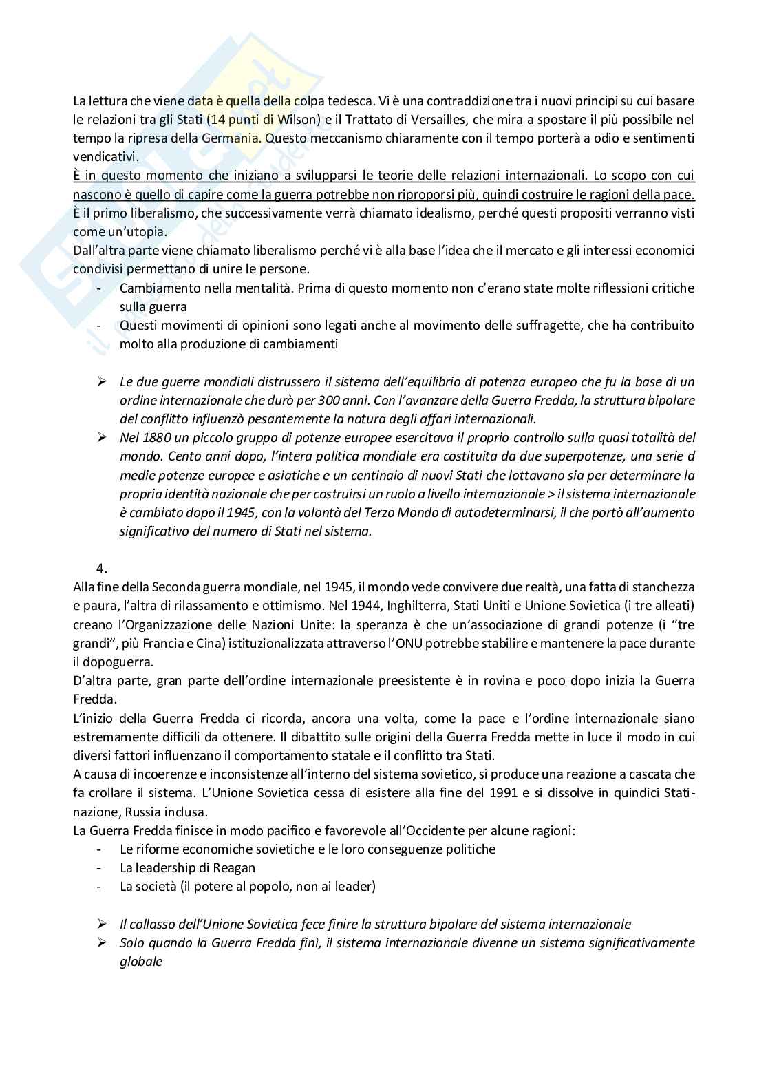 Appunti Relazioni internazionali  Pag. 6