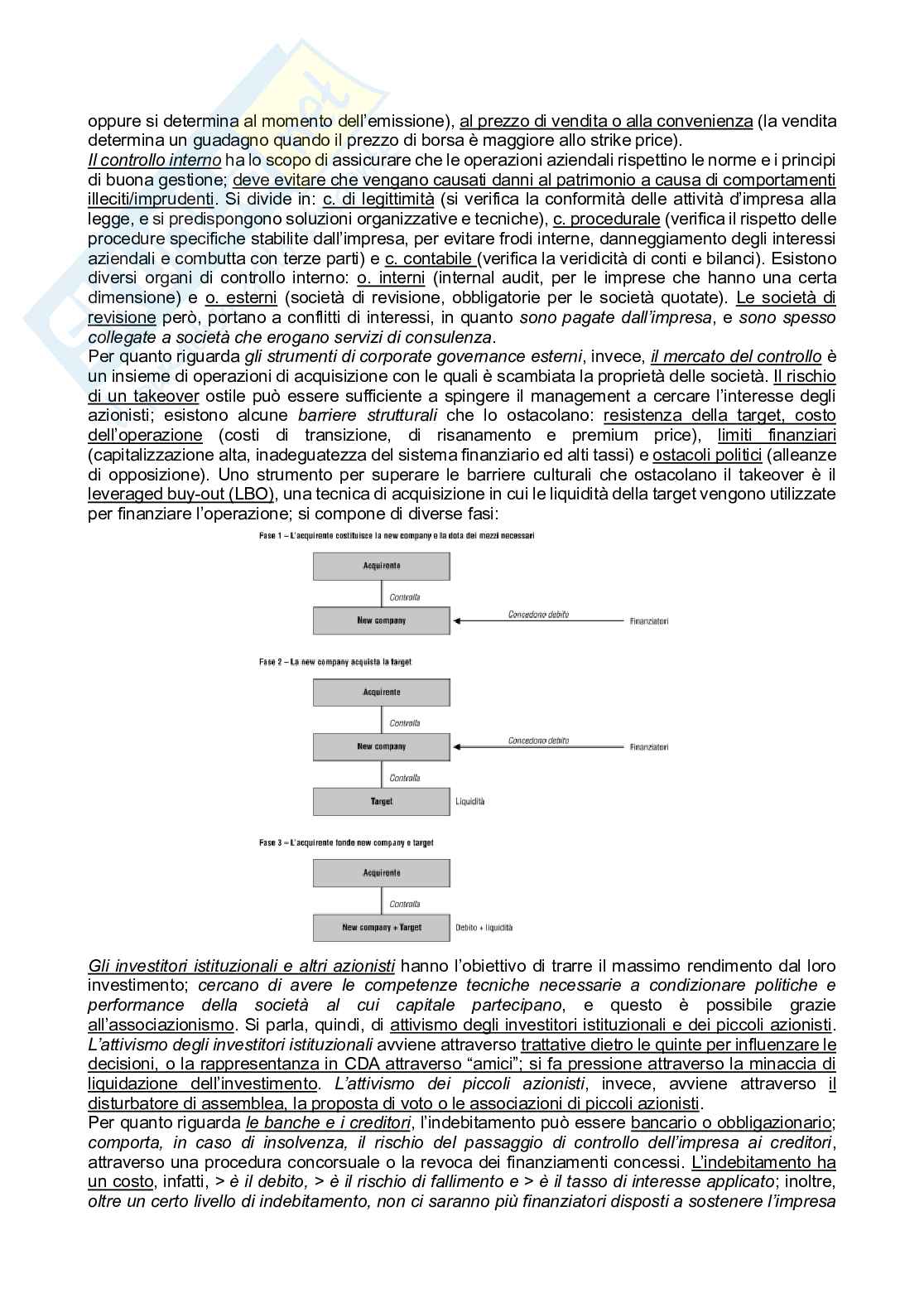 Riassunto esame Economia e gestione delle imprese, Prof. Pedeliento Giuseppe, libro consigliato Management, Perrini   Pag. 11