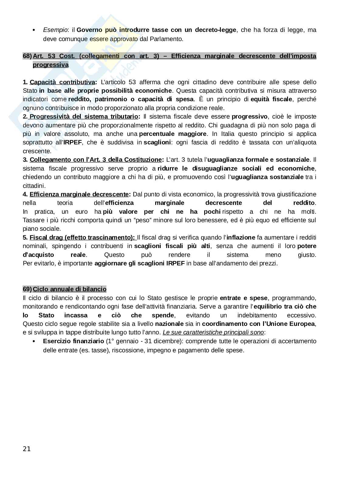 Diritto pubblico dell'economia - possibili domande esame con risposte  Pag. 21