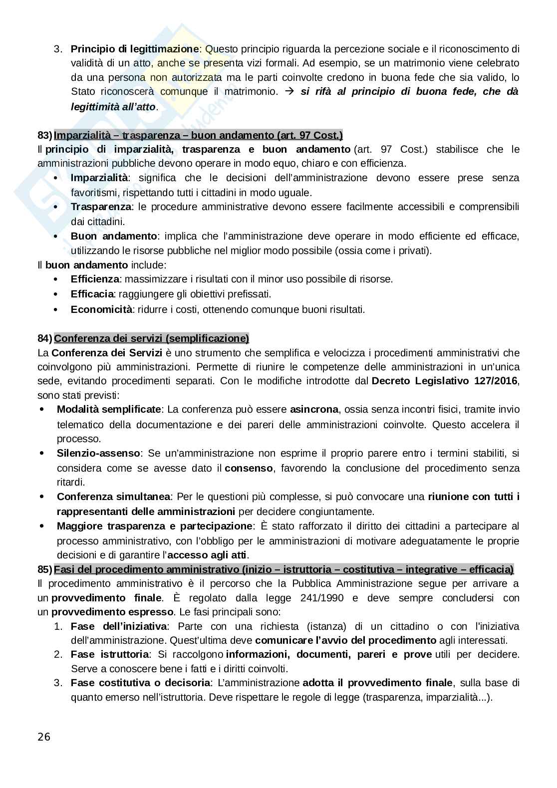Diritto pubblico dell'economia - possibili domande esame con risposte  Pag. 26