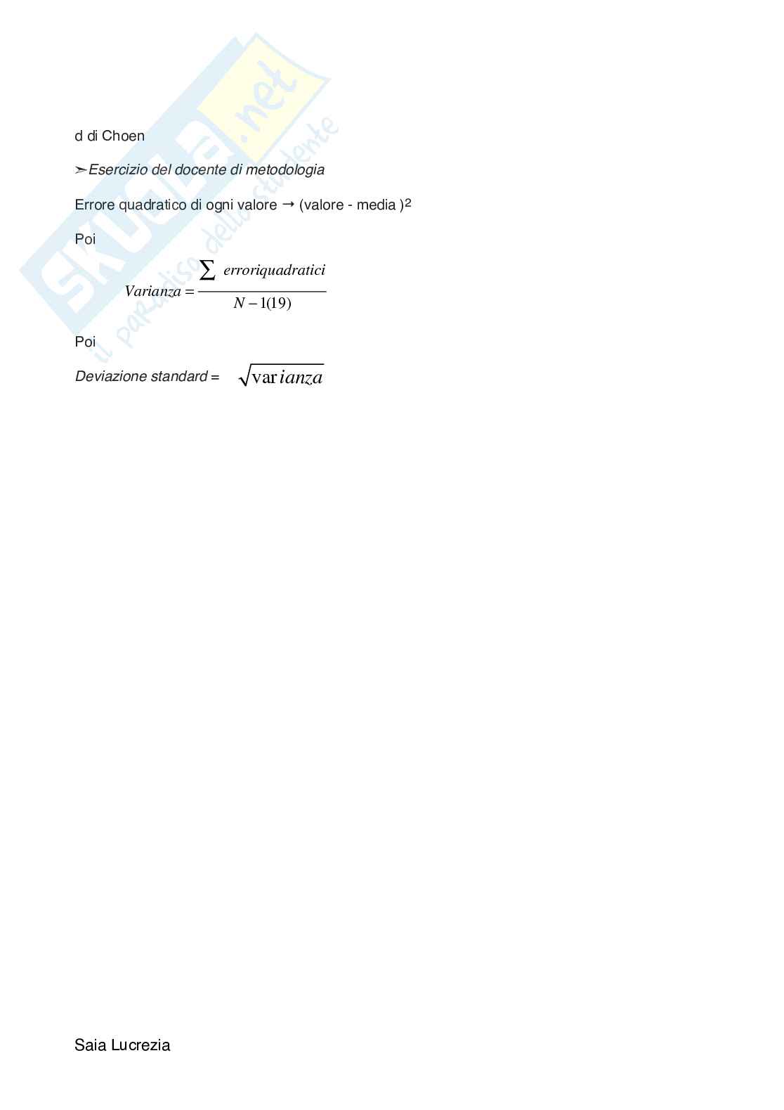 Appunti di Metodologia della ricerca psicologica   Pag. 41