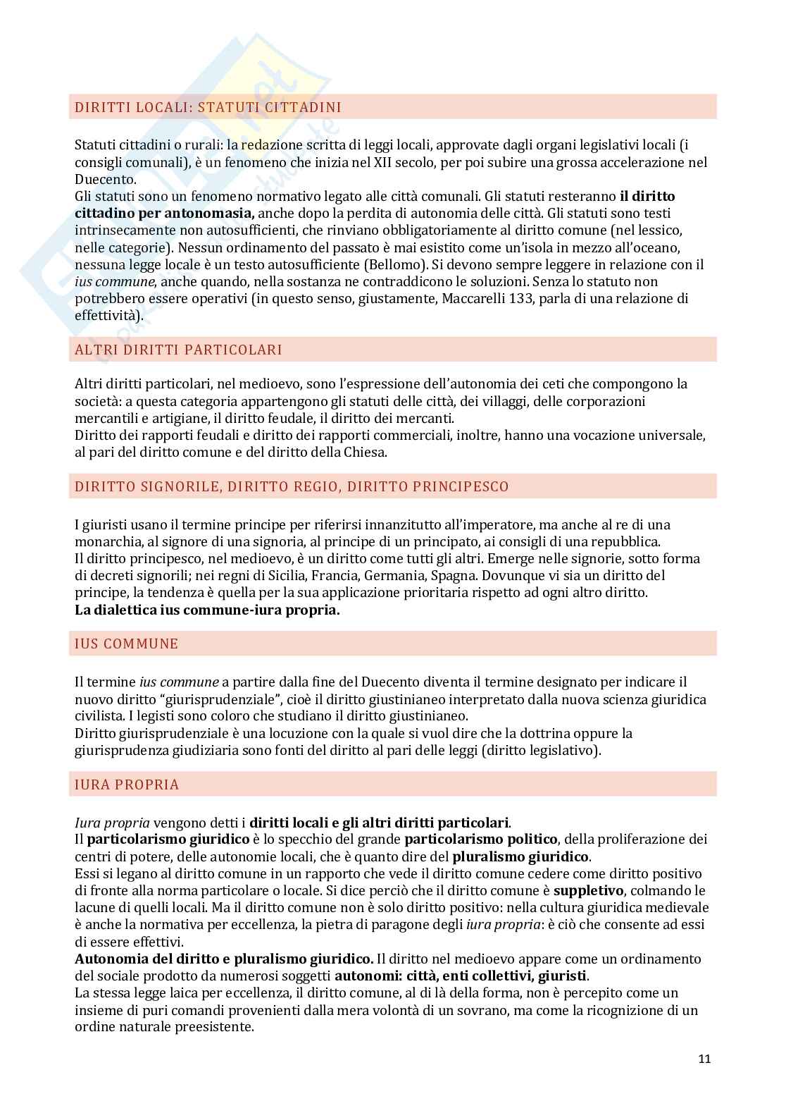 Appunti Storia del diritto medievale e moderno Pag. 11
