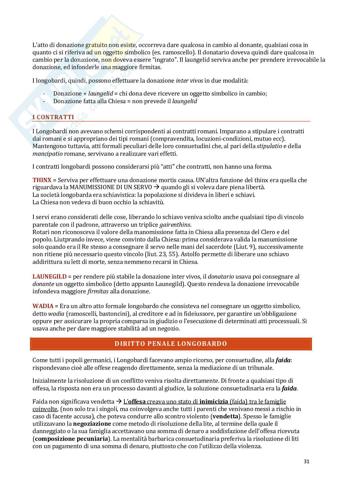 Appunti Storia del diritto medievale e moderno Pag. 31