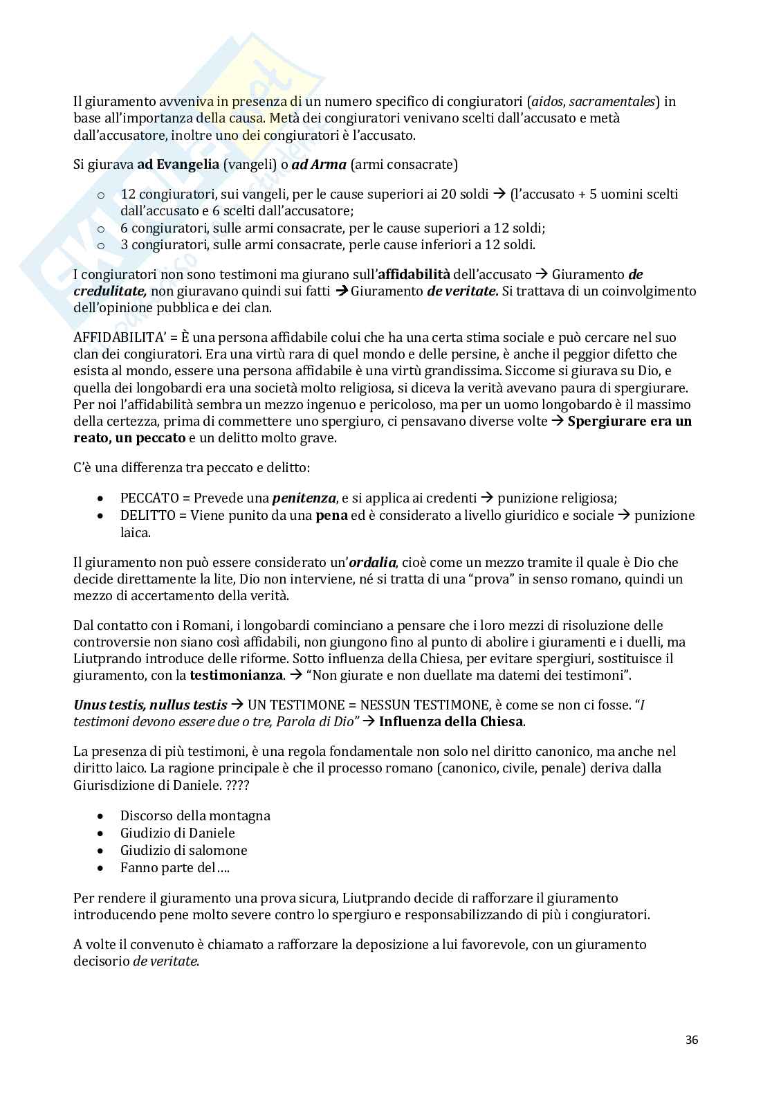 Appunti Storia del diritto medievale e moderno Pag. 36
