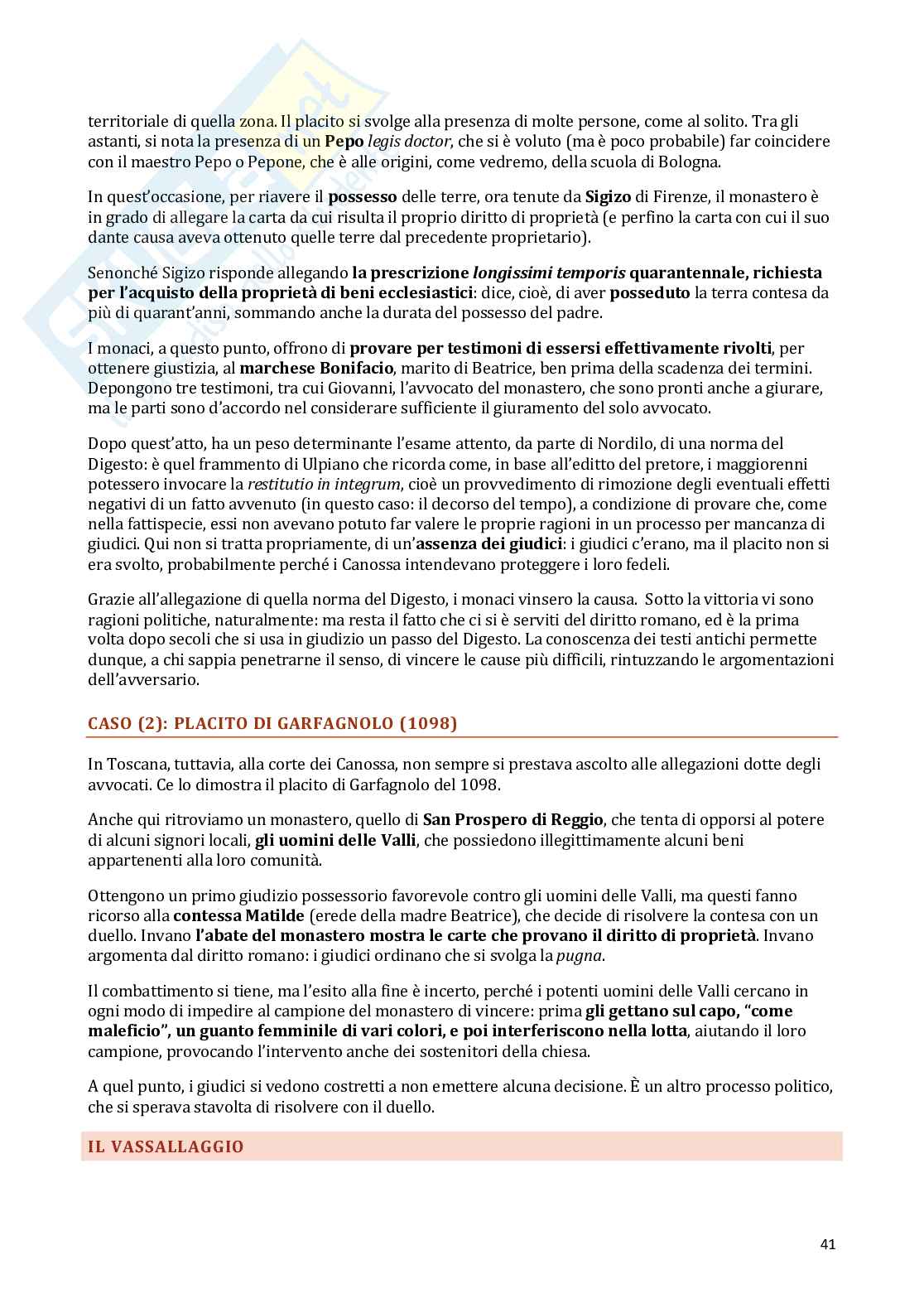Appunti Storia del diritto medievale e moderno Pag. 41