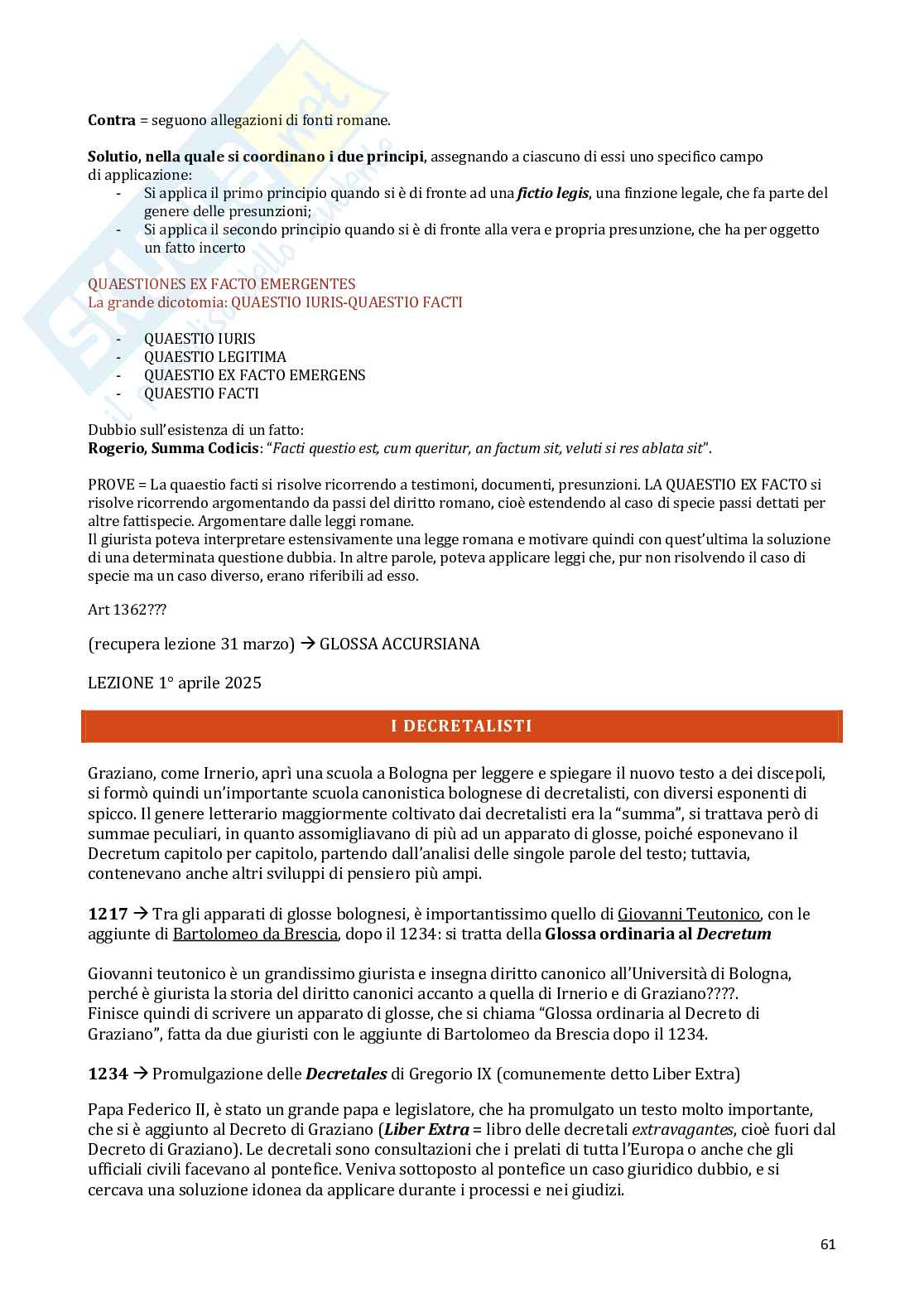 Appunti Storia del diritto medievale e moderno Pag. 61