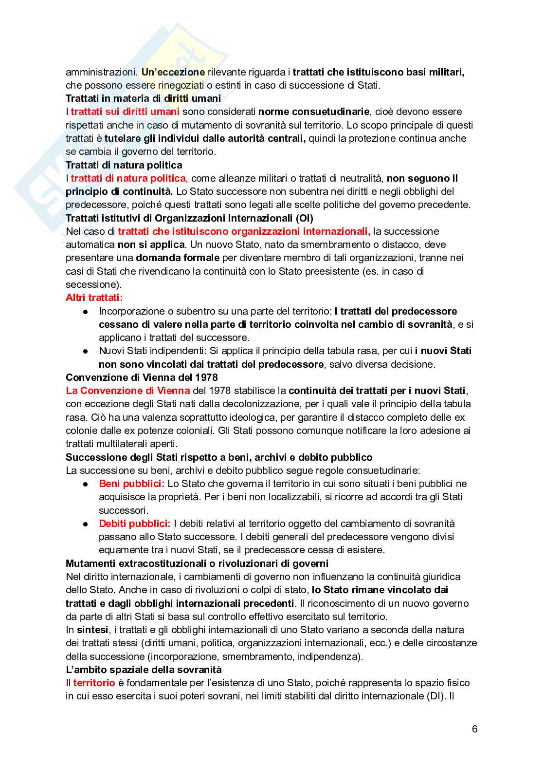 Riassunto esame Diritto internazionale, Prof. Carpanelli Elena, libro consigliato Manuale diritto internazionale , Cassese Pag. 6