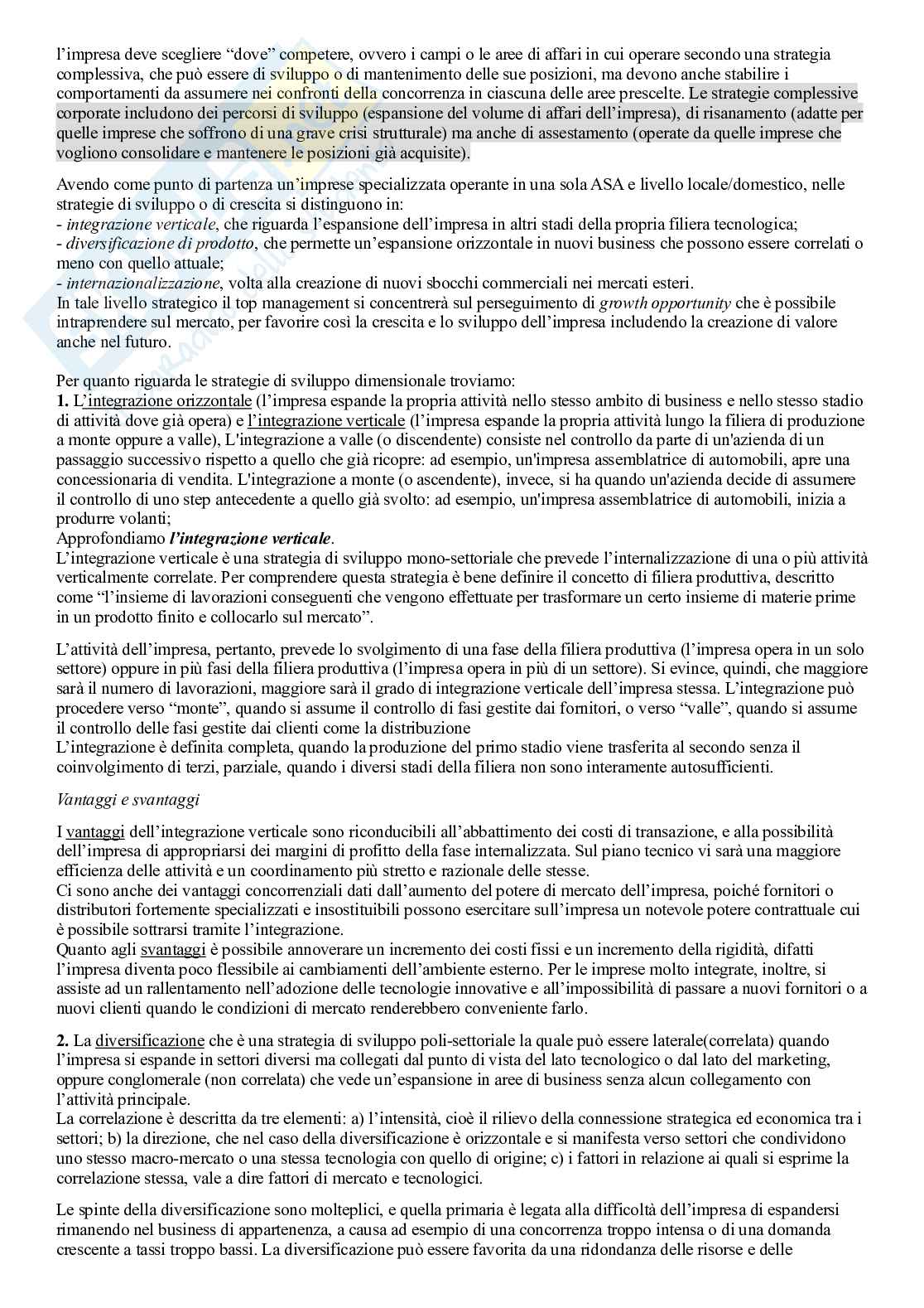 Economia e gestione delle imprese Pag. 21