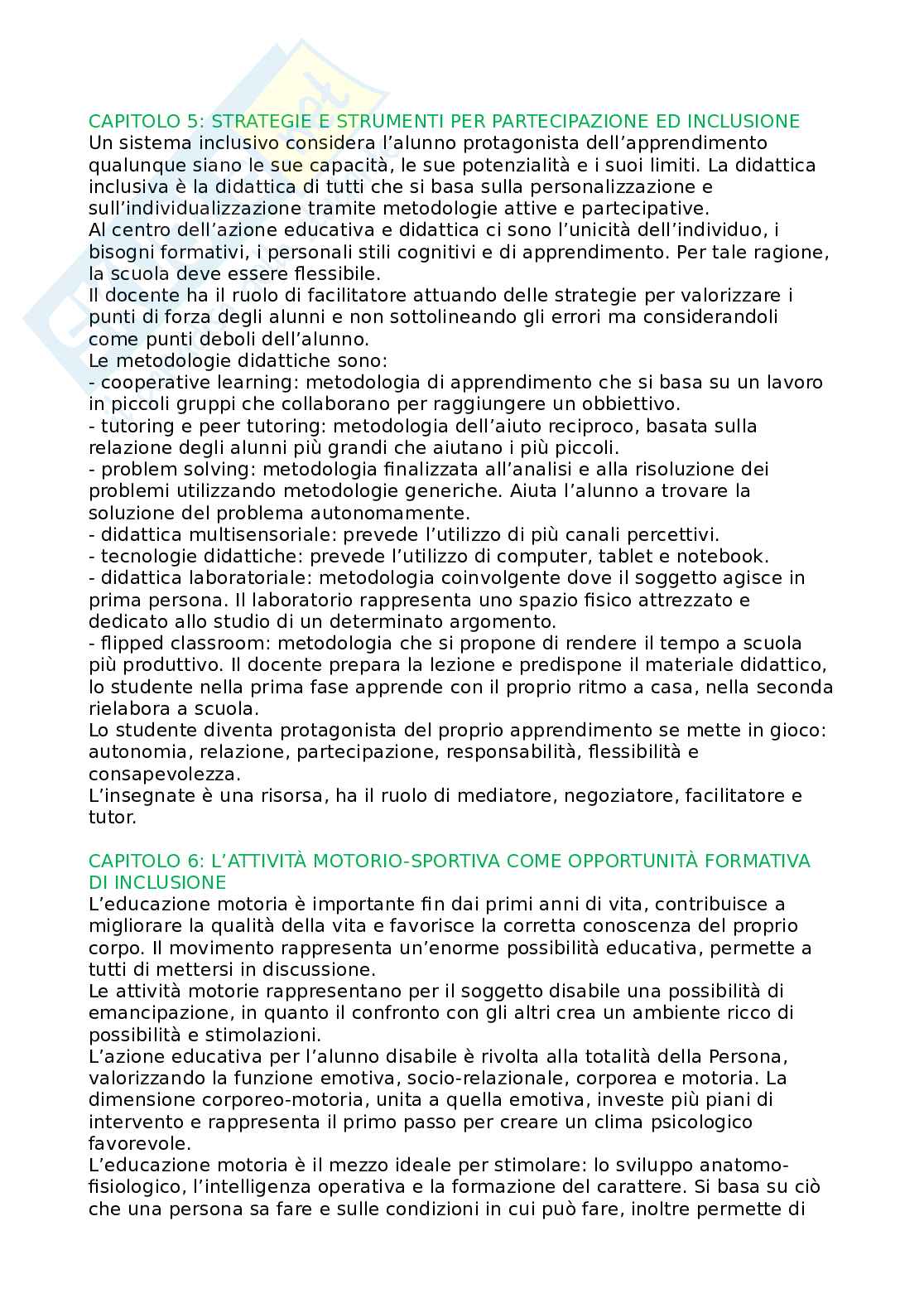 Attività motoria dell'età evolutiva - Appunti Pag. 26