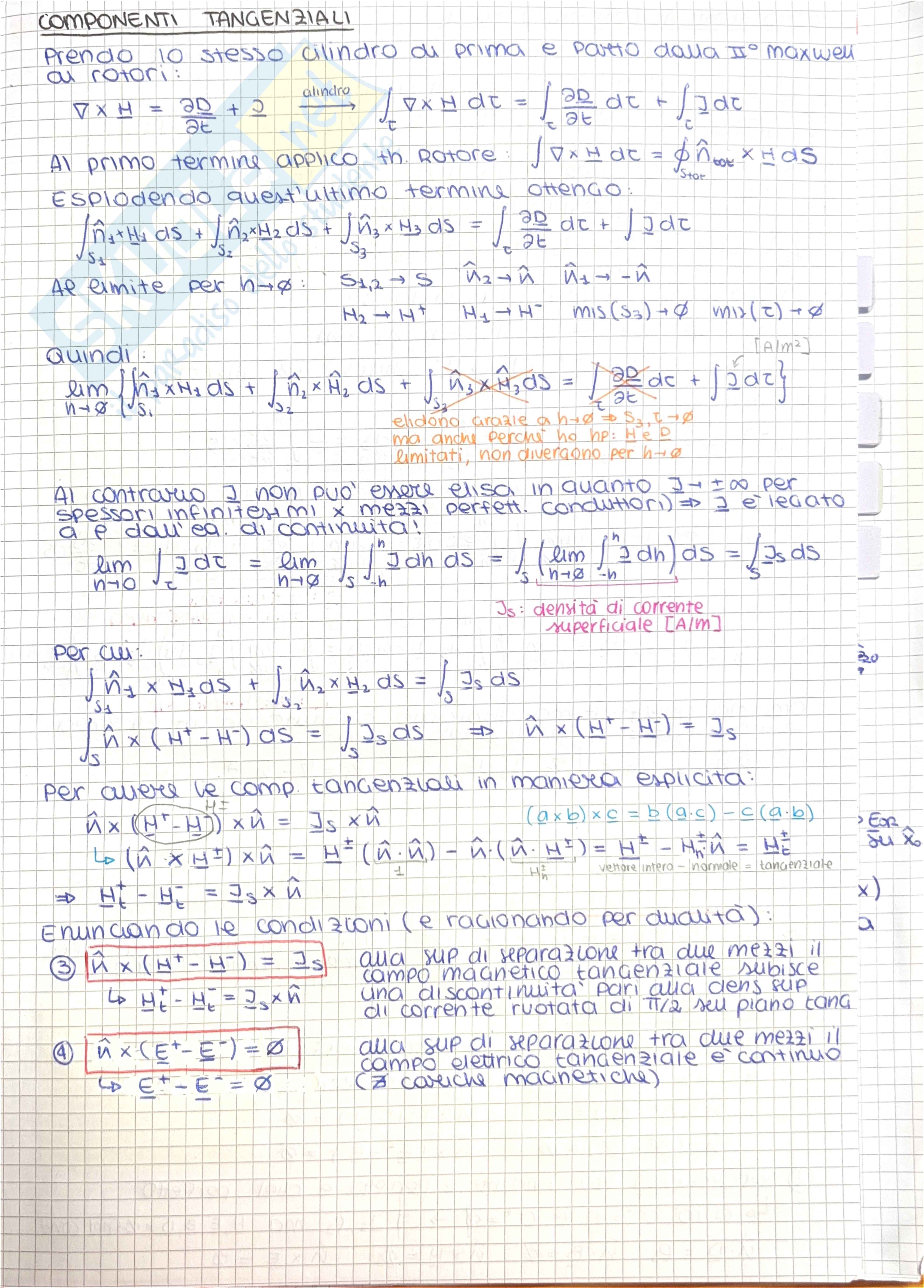 Schema riassuntivo Campi elettromagnetici Pag. 2