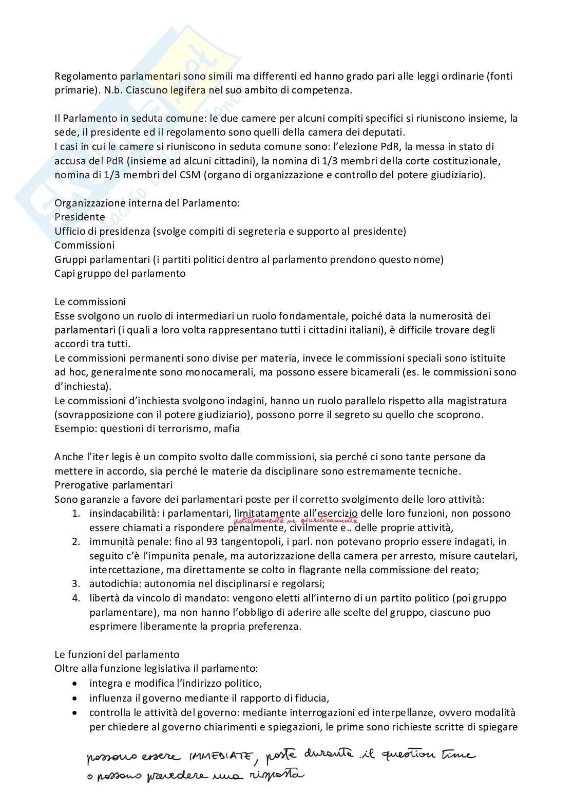 Appunti del tutoraggio di Istituzioni di diritto pubblico Pag. 6