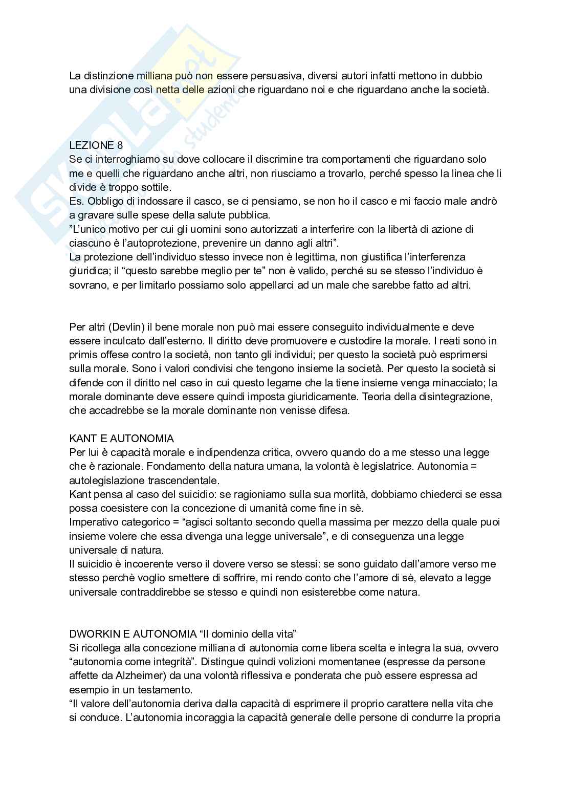 Riassunto esame Bioetica, Prof. Vantin Serena, libro consigliato Le metamorfosi della responsabilità , Vantin Pag. 11